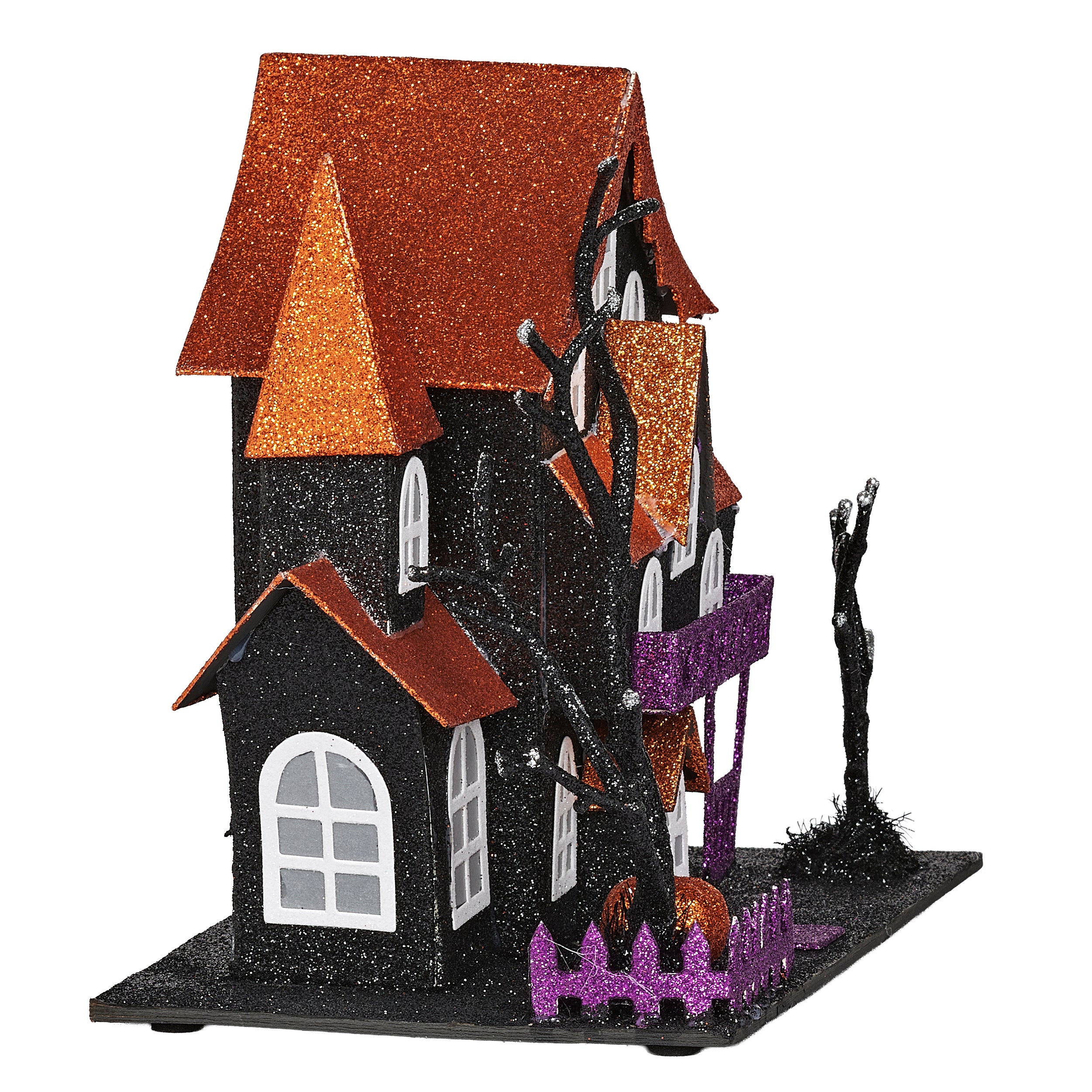 Halloween-themed model house