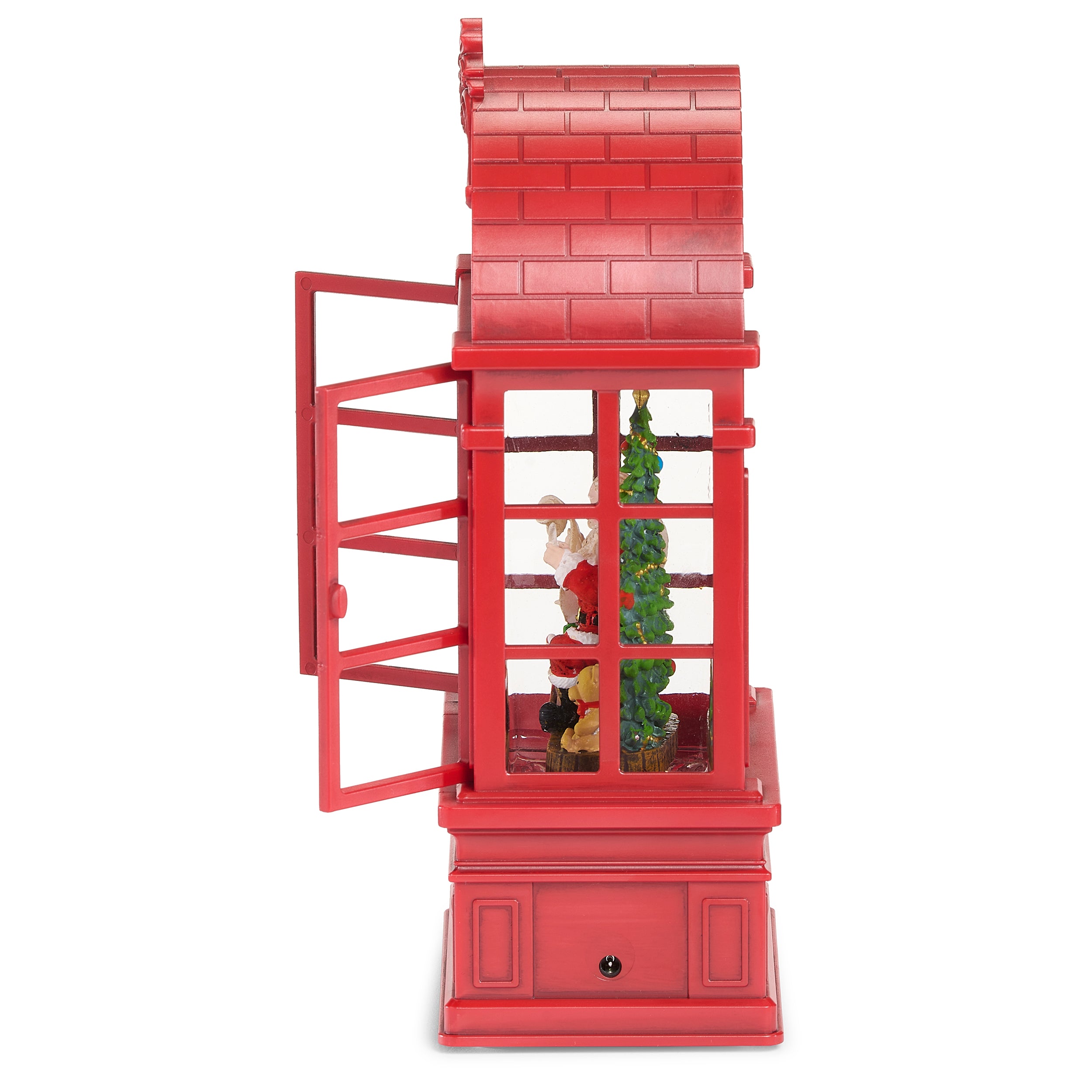 Confetti Lites Lighted Swirl Santa's Christmas Checklist Window