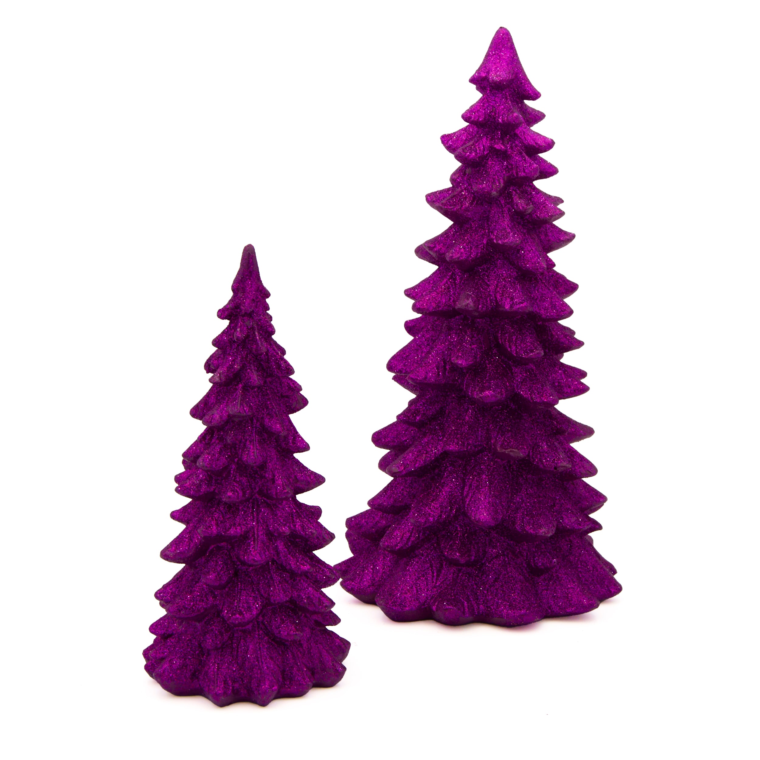 Glitter Halloween Tree 2-PC Set