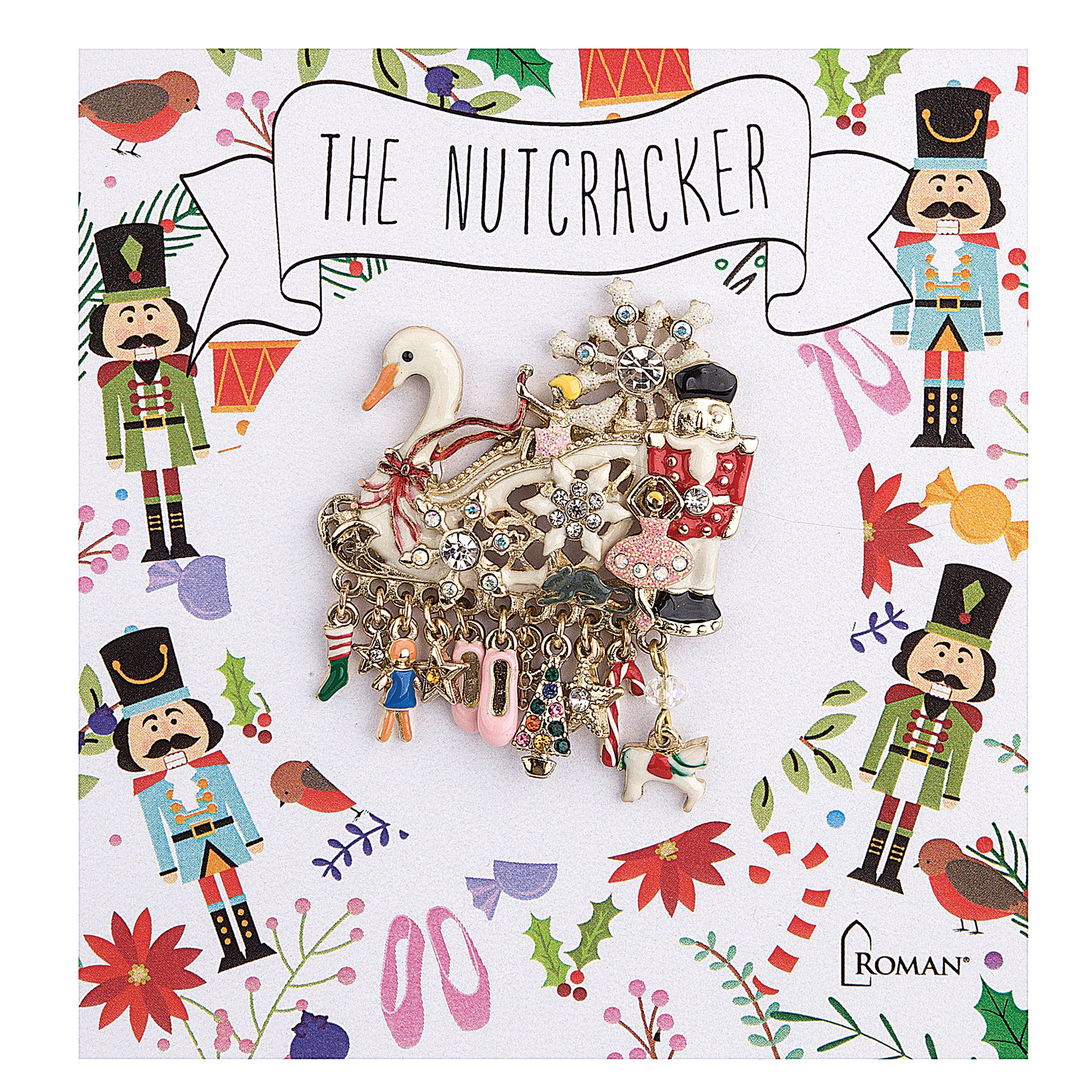 Nutcracker Ballet Sleigh Pin