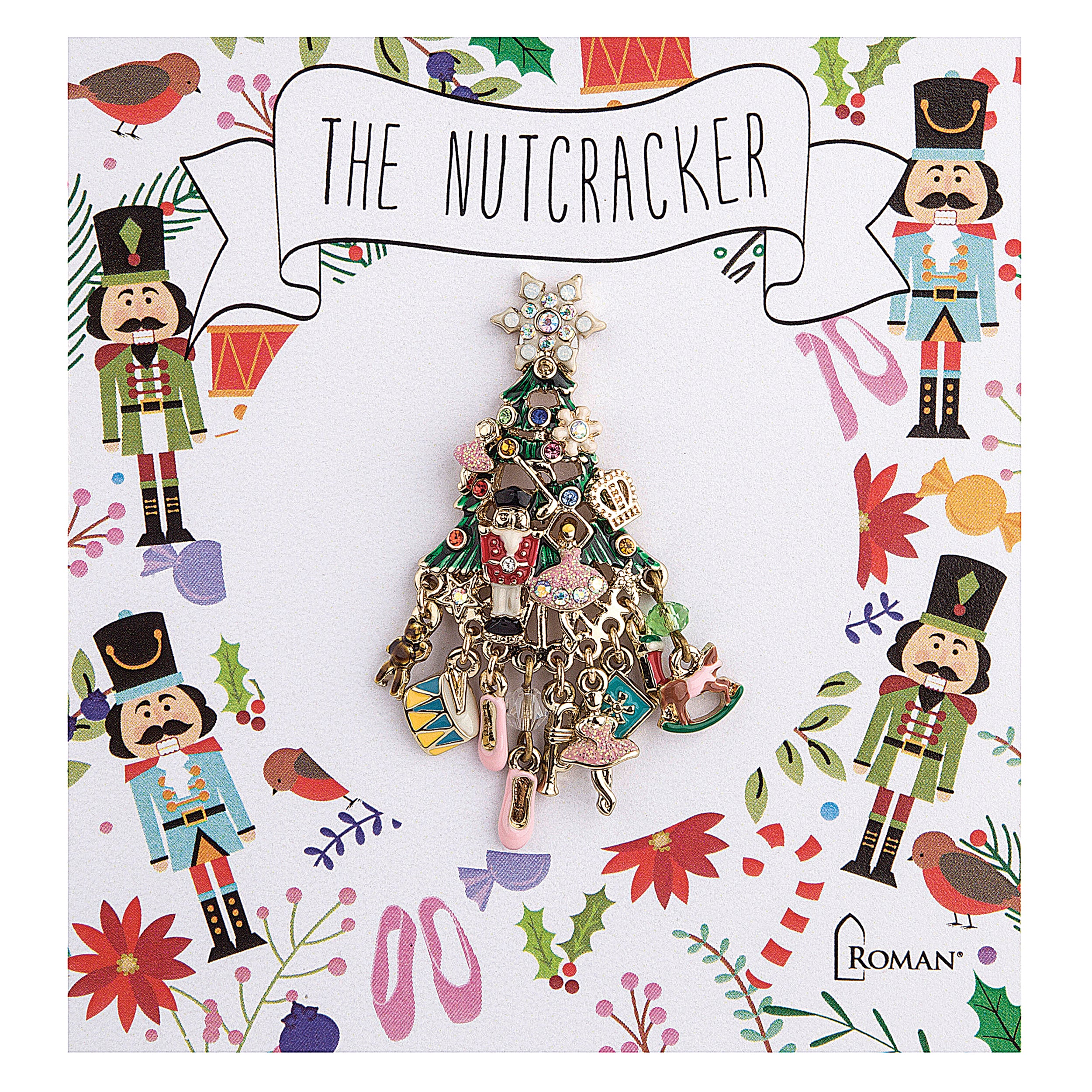 Nutcracker Christmas Tree Pin