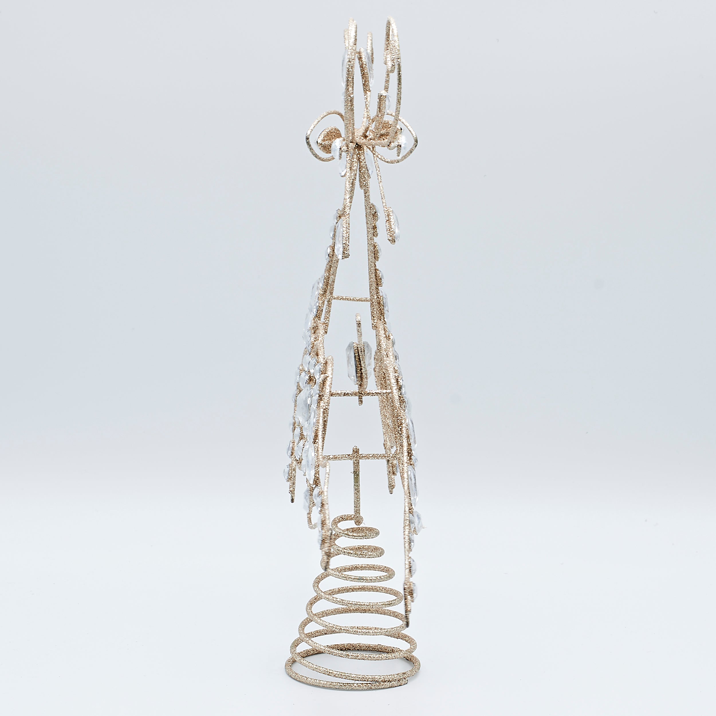 Crystal & Wire Reindeer Treetopper