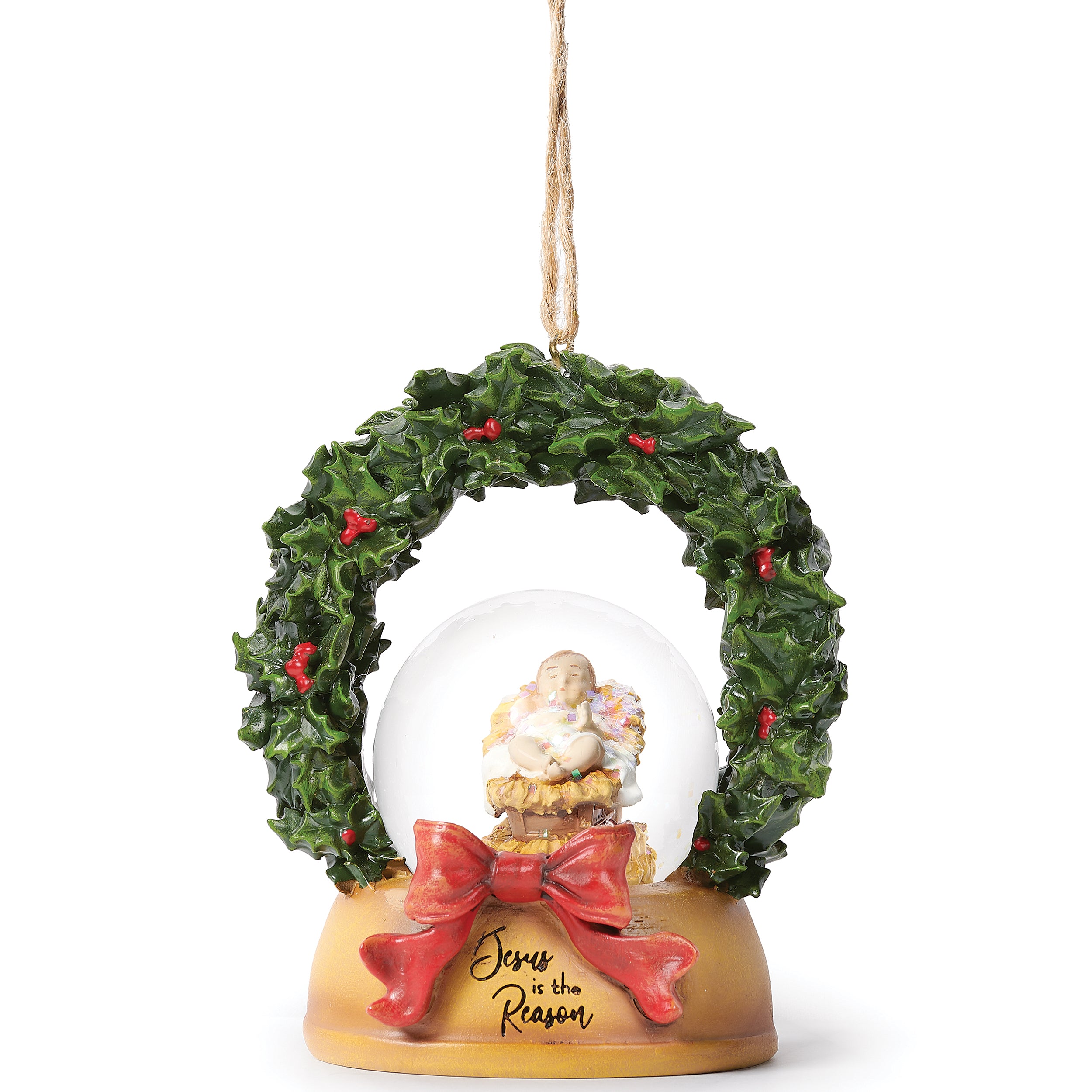 Glitterdome "Jesus Is The Reason" Ornament