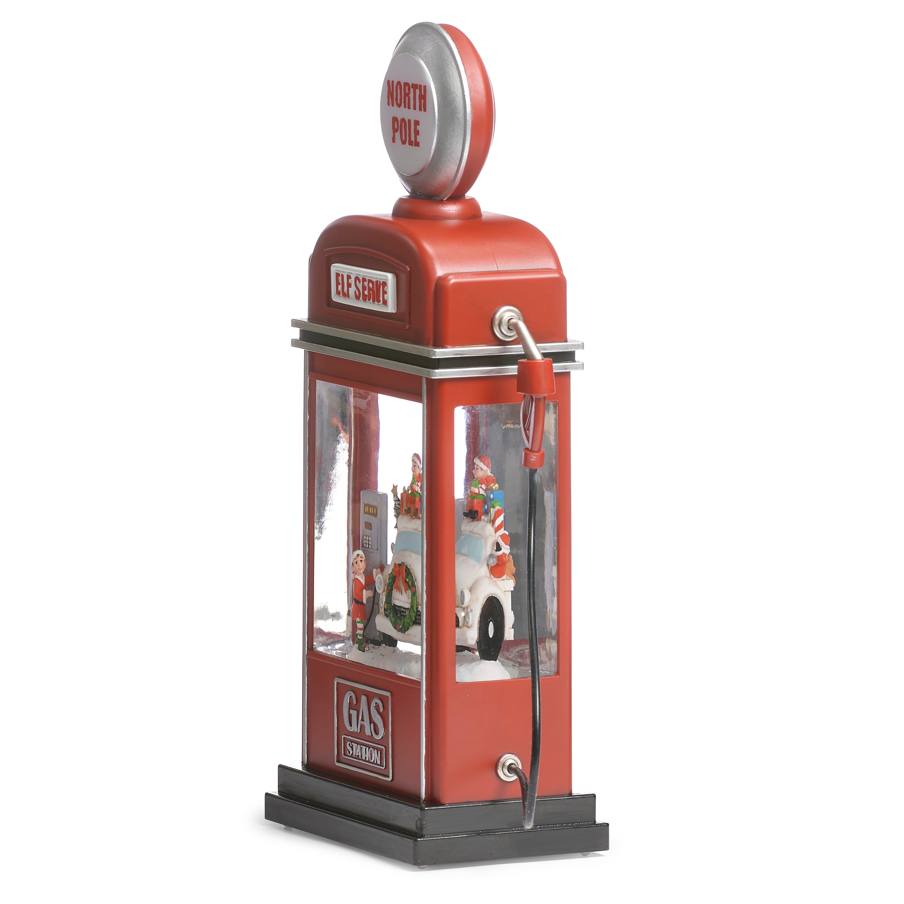 Confetti Lites Lighted Swirl North Pole Gas Pump