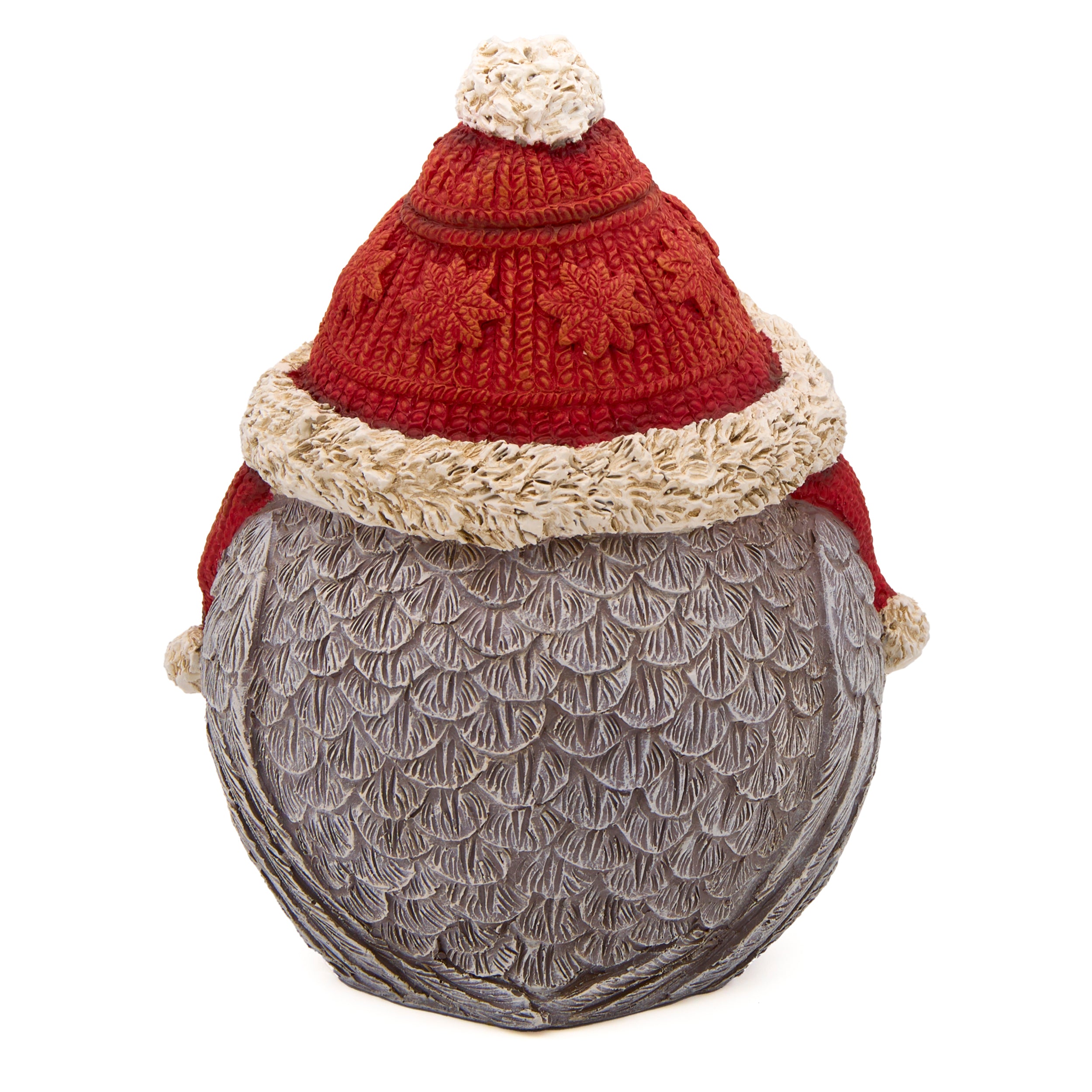 Pudgy Pals Christmas Owl Garden Statue