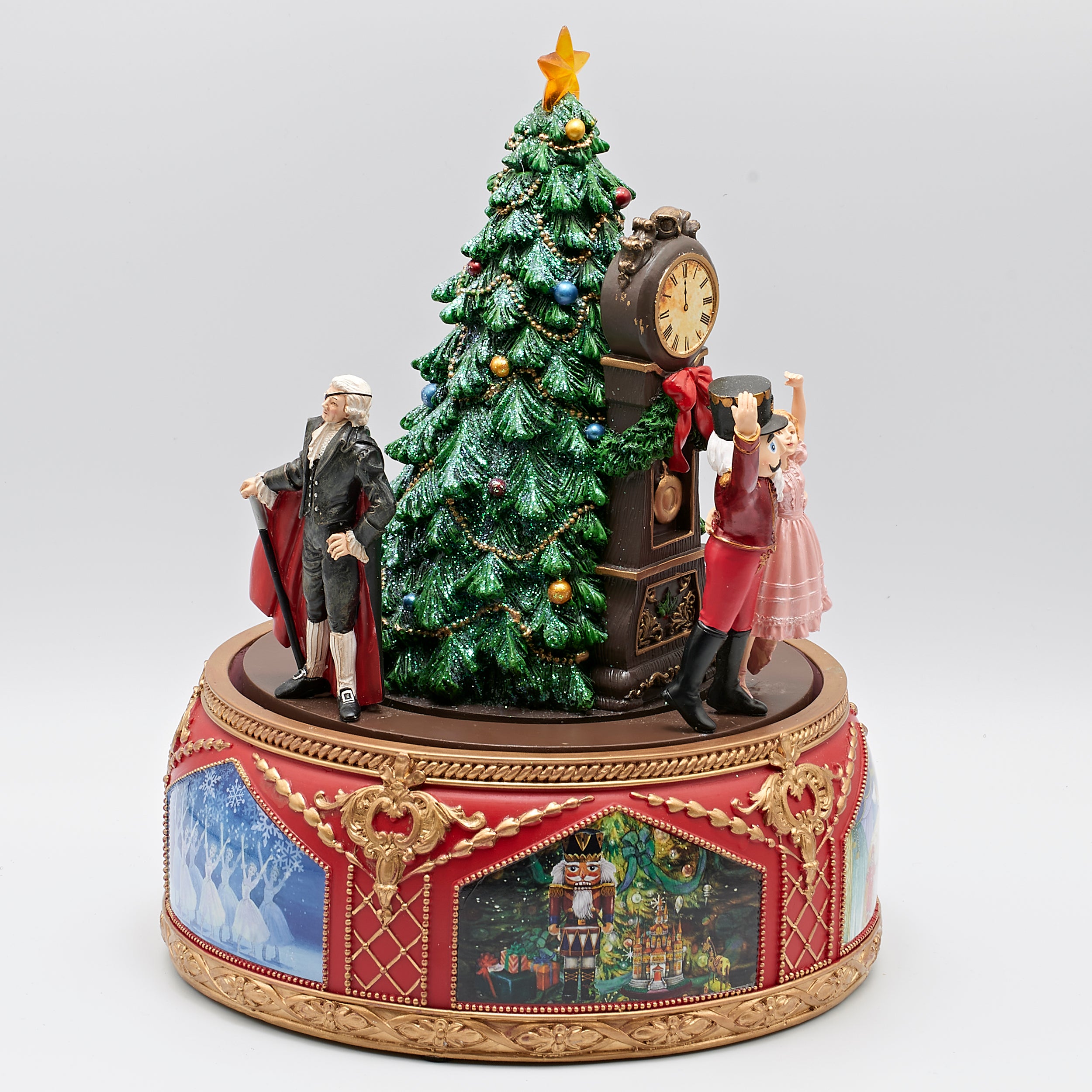 Amusements Lighted Musical Nutcracker Ballet Scene with Rotating Dancers
