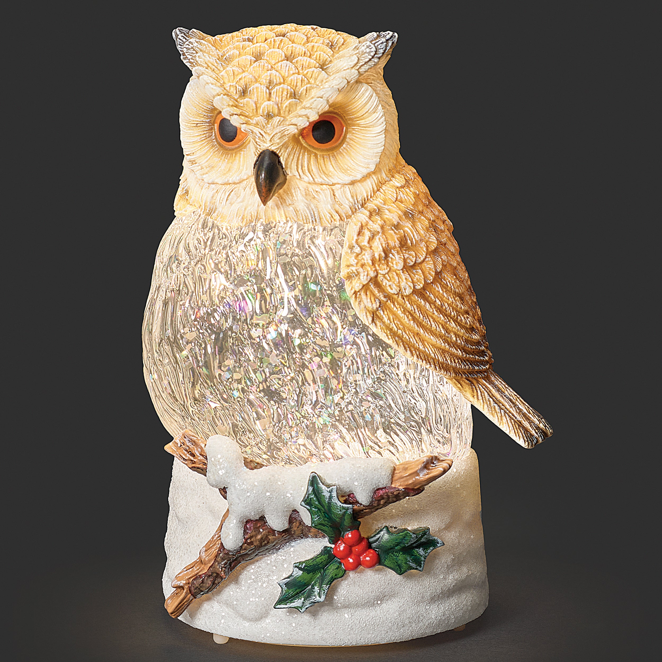 Lighted Snow Owl – Shimmering Merry Lites