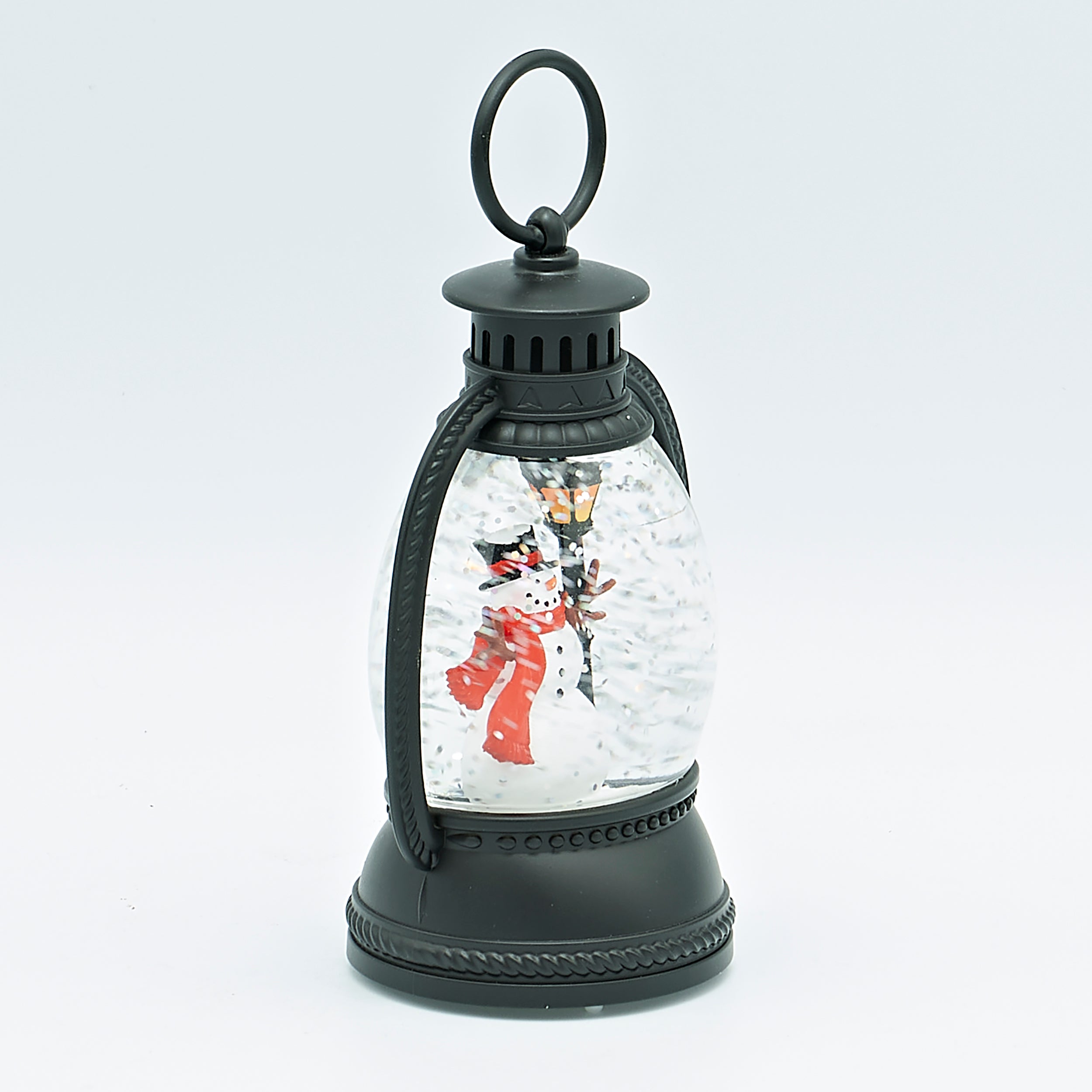Lighted Snowman Lantern – Shimmering Merry Lites