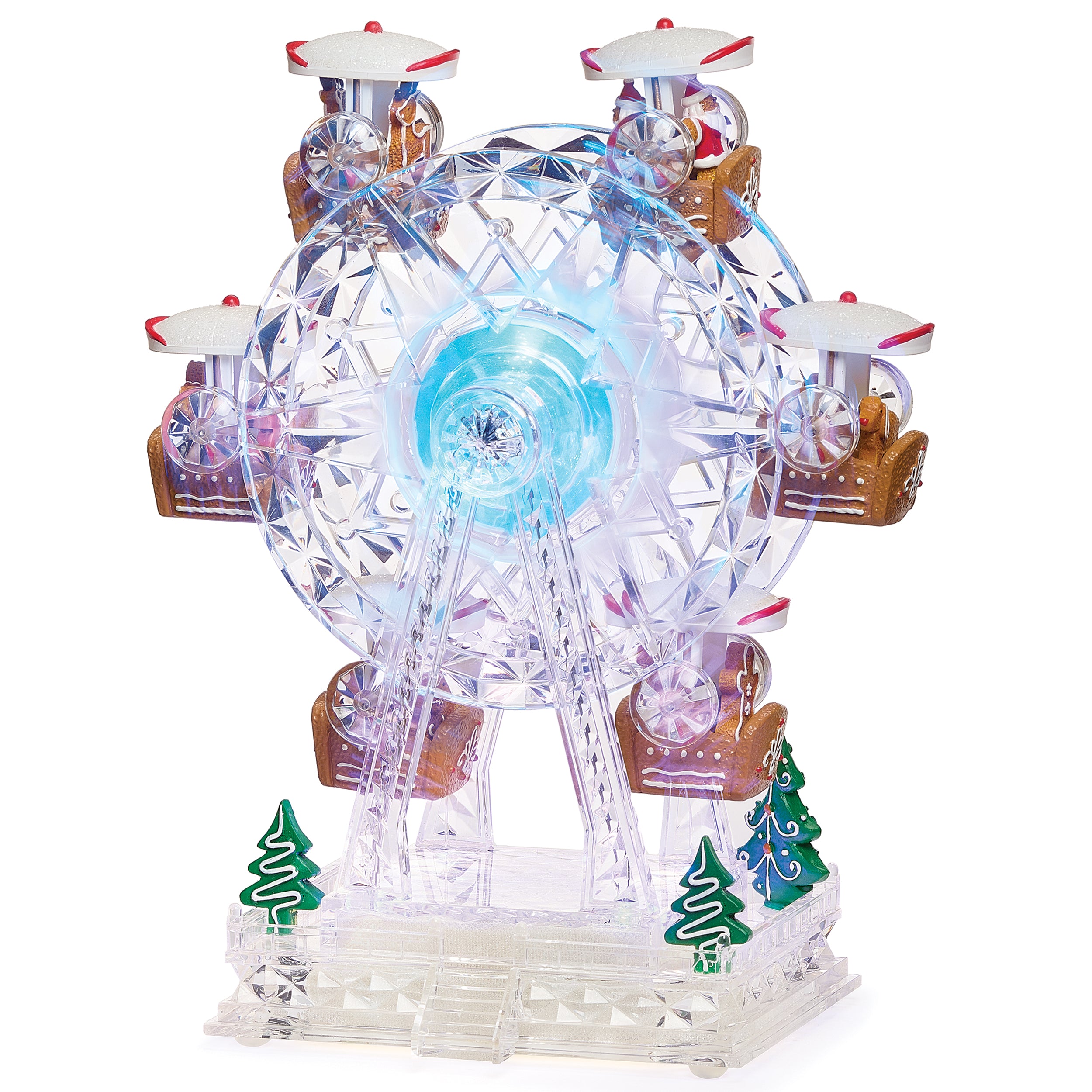 Amusements Lighted & Musical Gingerbread Ferris Wheel