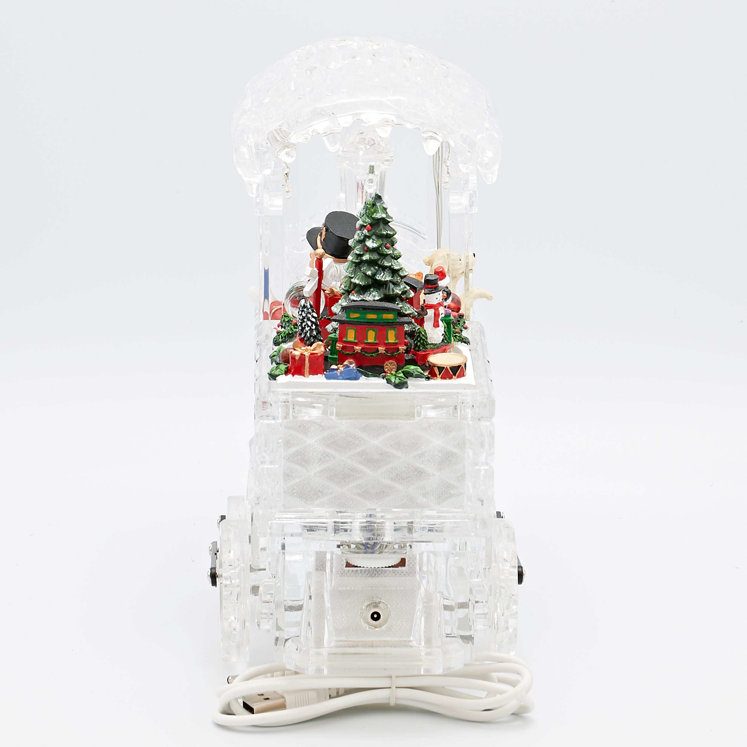 Amusements Lighted Musical Train with Rotating Wheels