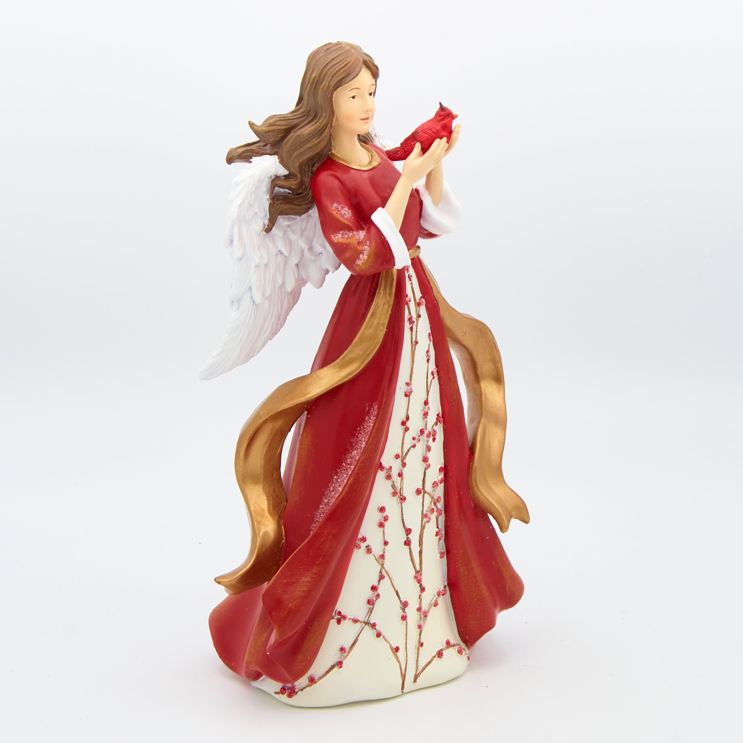 Berry Angel & Cardinal Figure