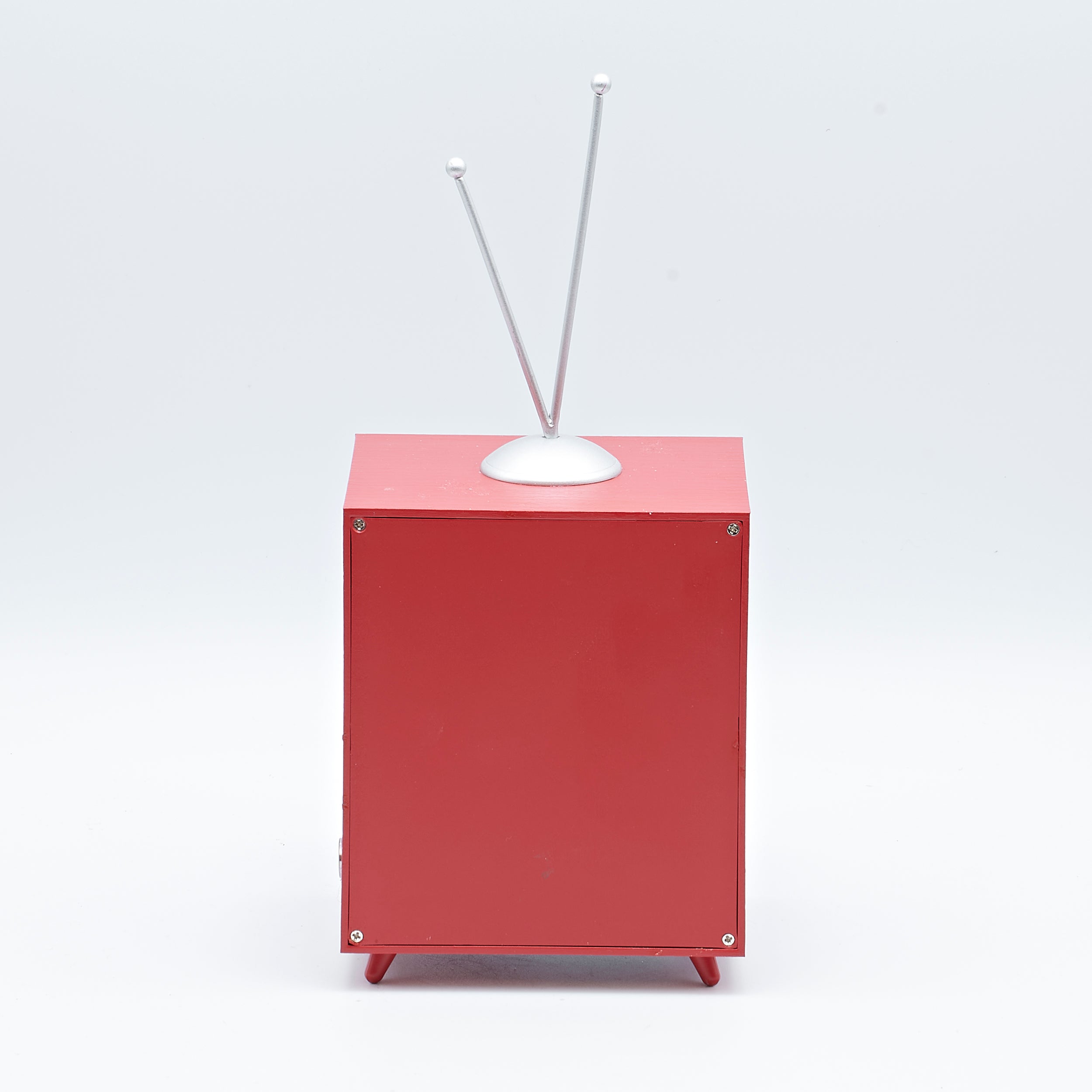 Amusements TV with Snow-Covered House & Rotating Santa's Sleigh