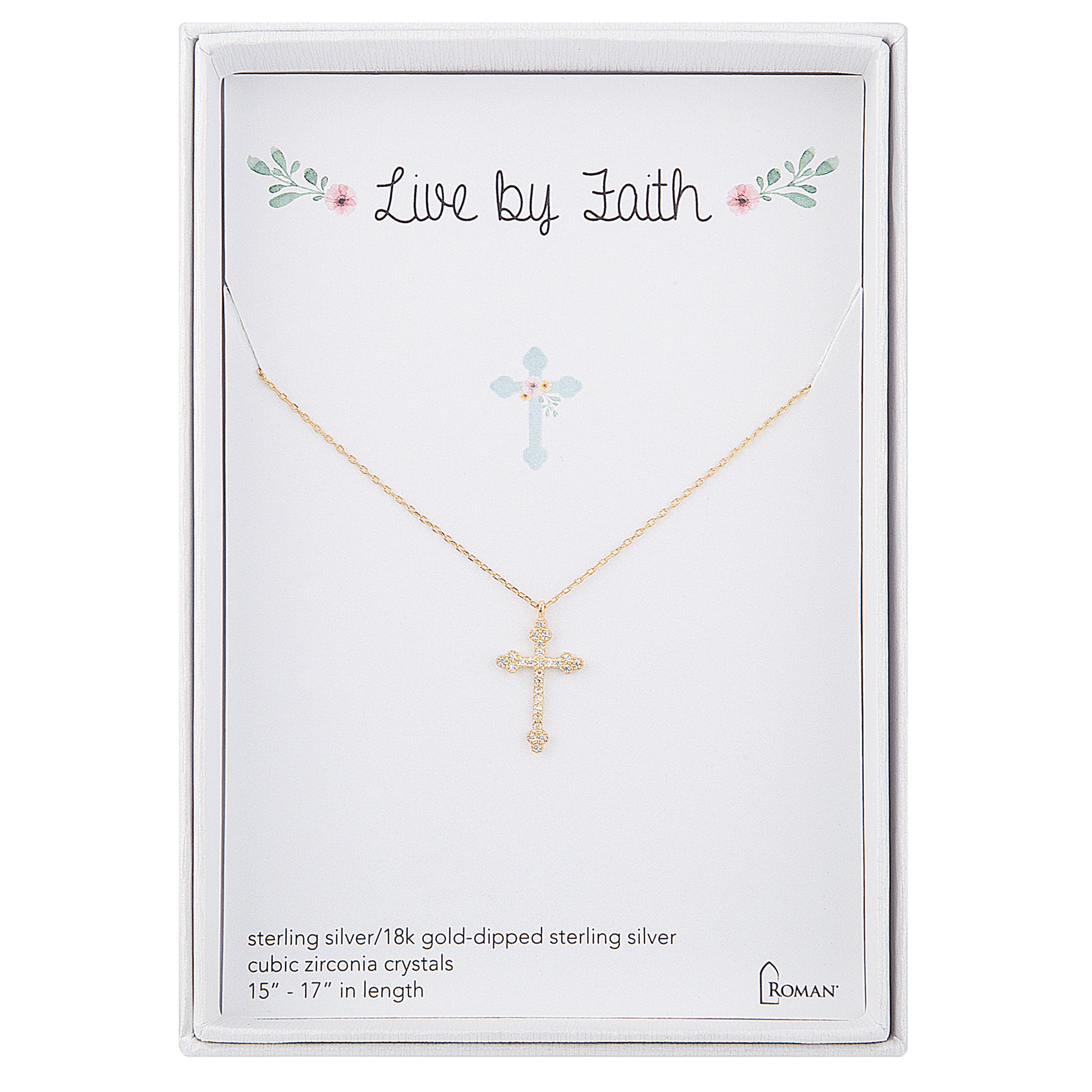 Children's Cross Pendant Necklace