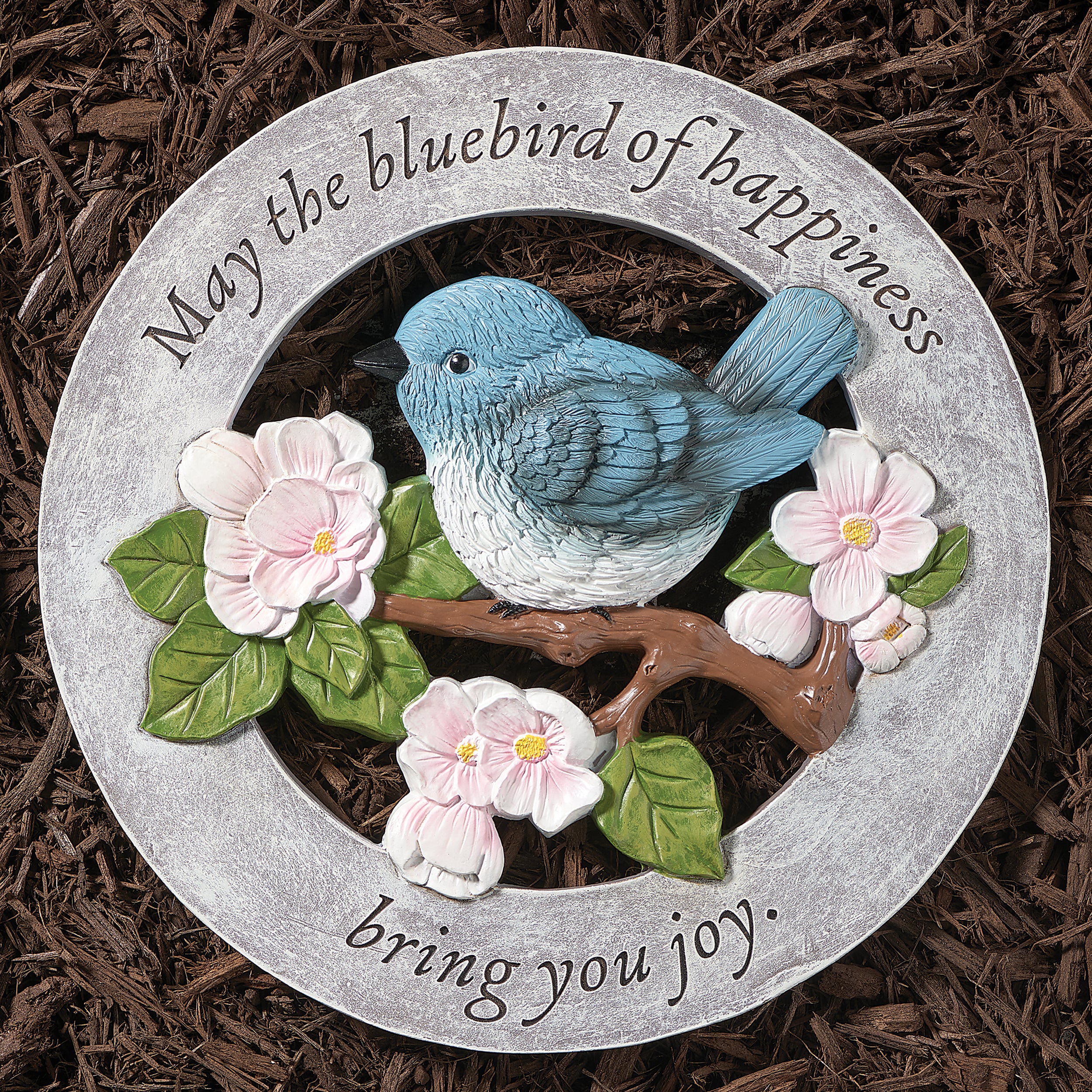Bluebird of Happiness Garden Stone