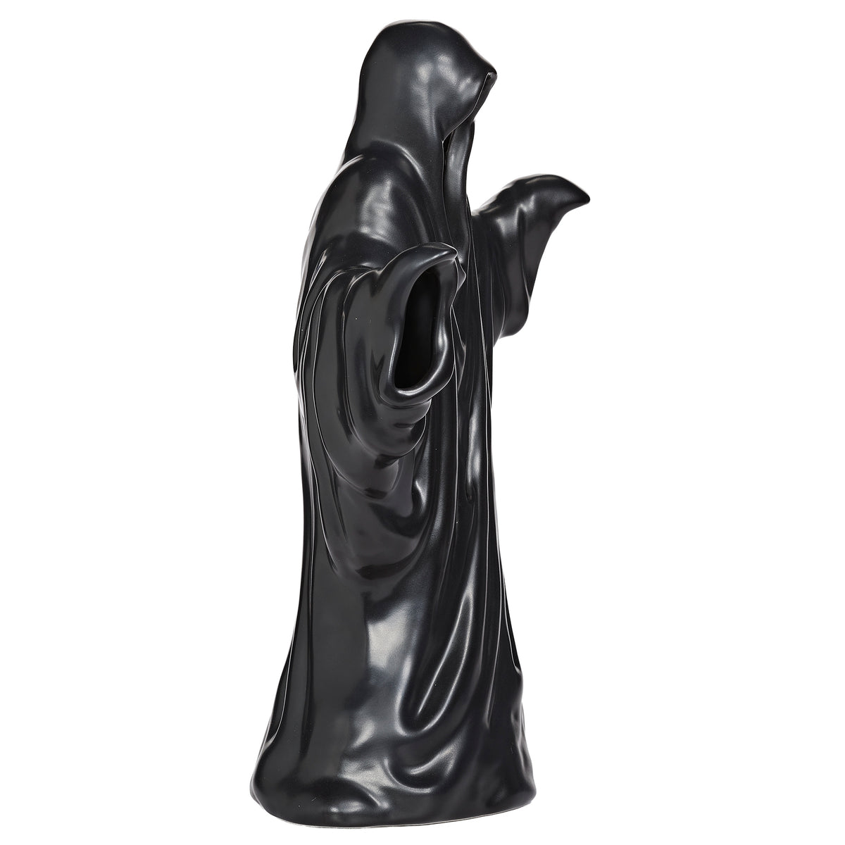 Lighted Grim Reaper Figure Halloween decoration, alternate side view