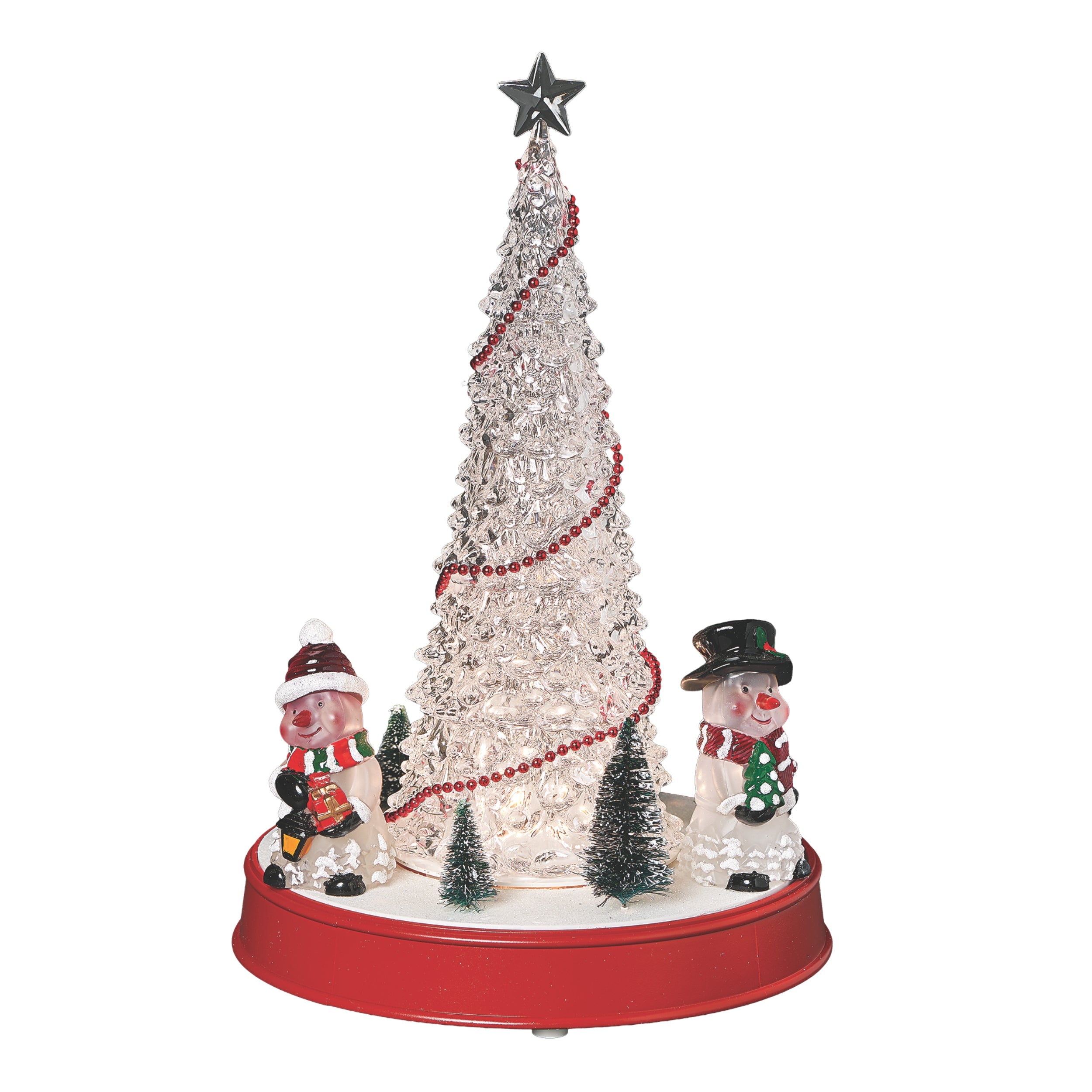 Lighted Musical Christmas with Rotating Snowmen
