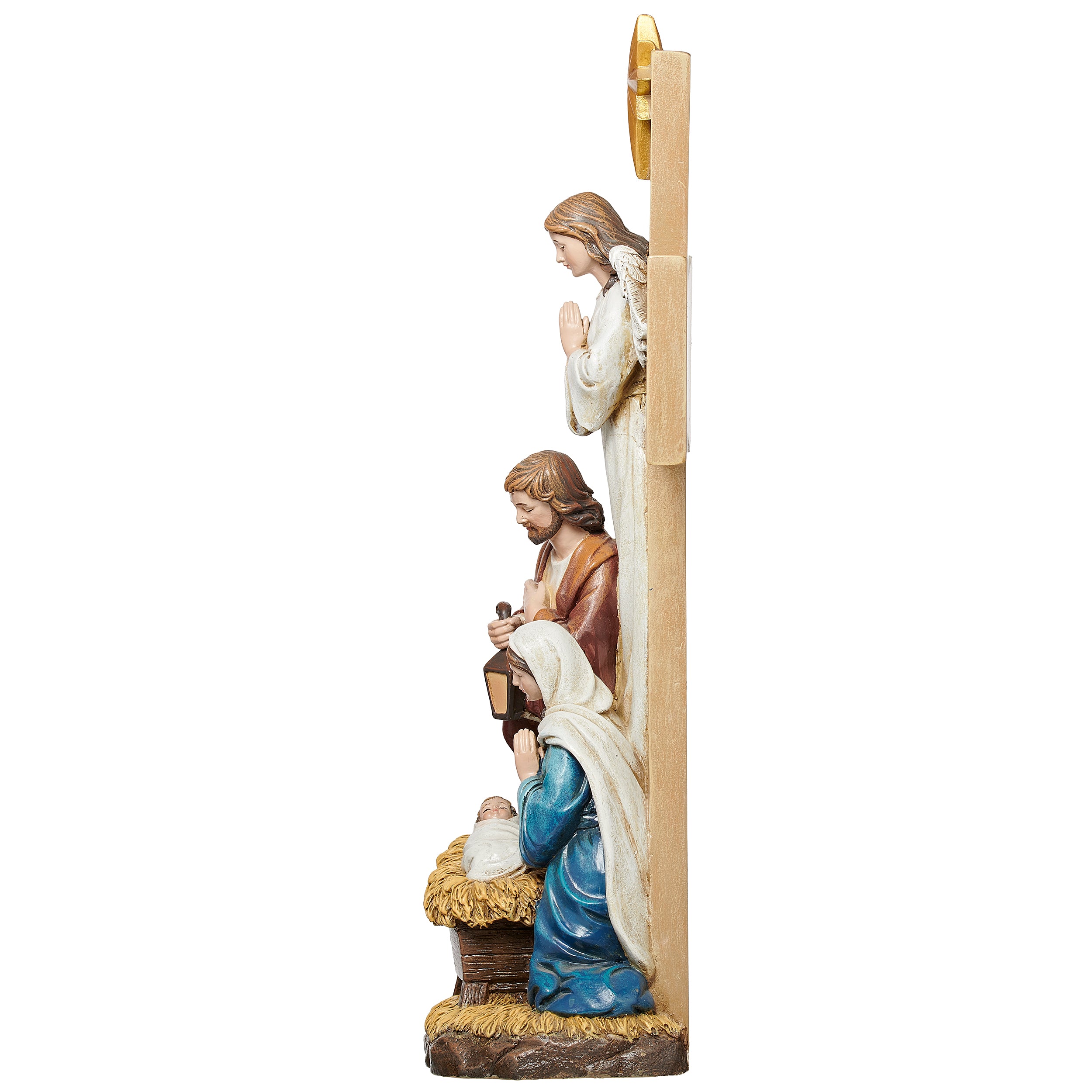 Holy Family by Cross Nativity Figure