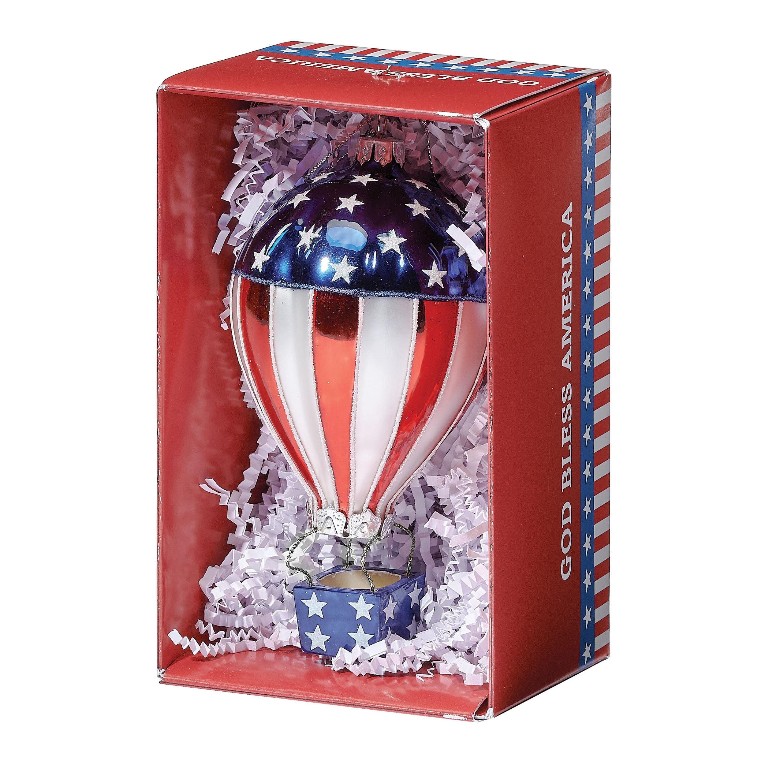 Patriotic Hot Air Balloon Ornament