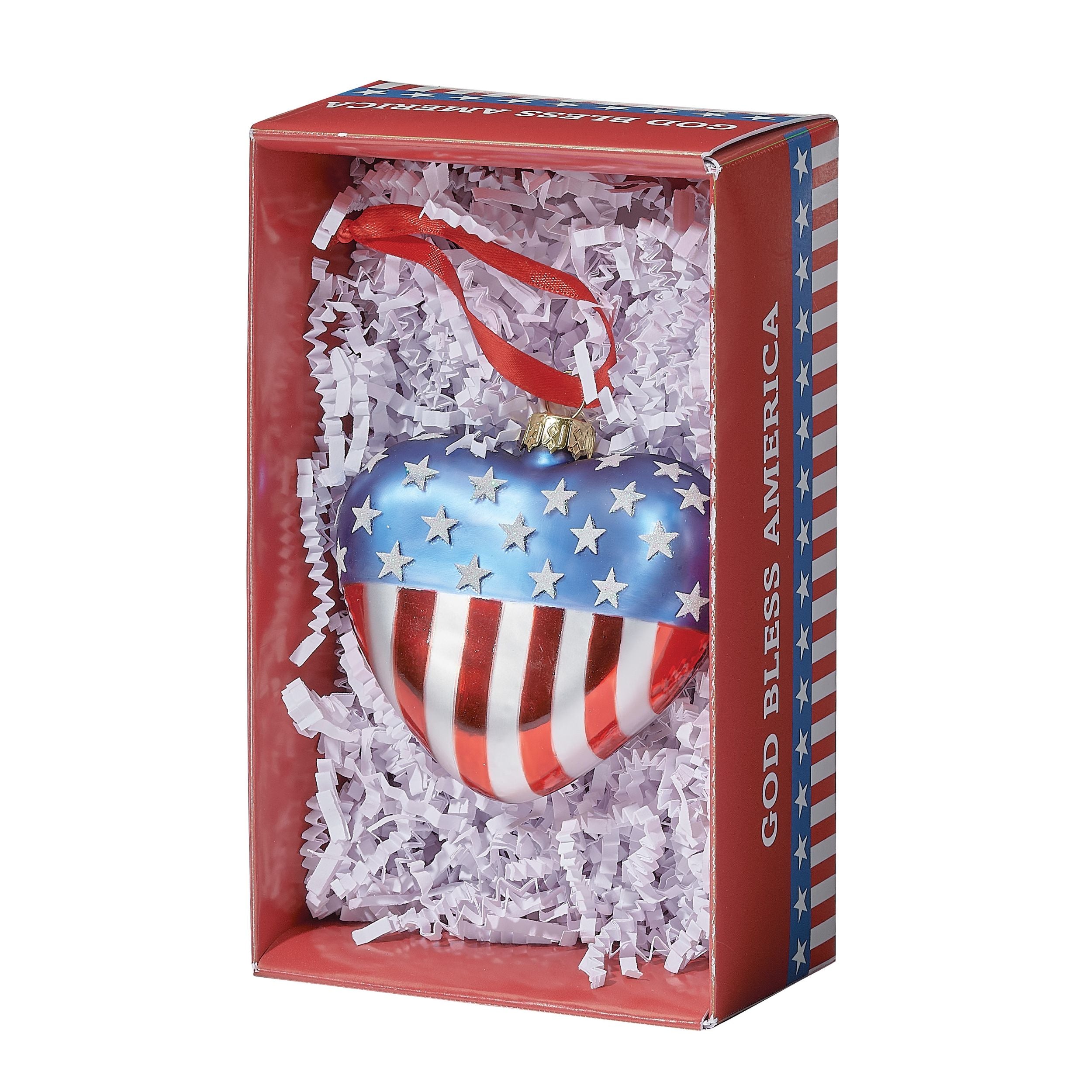 Patriotic Heart Ornament