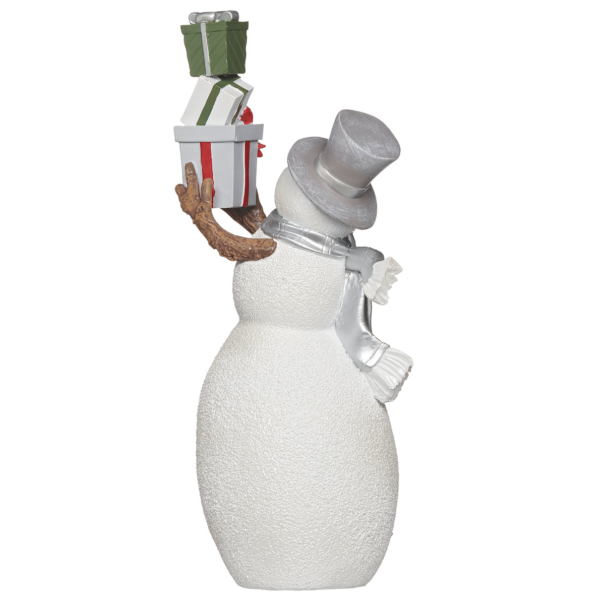 Holly Berry Gifting Snowman Figure