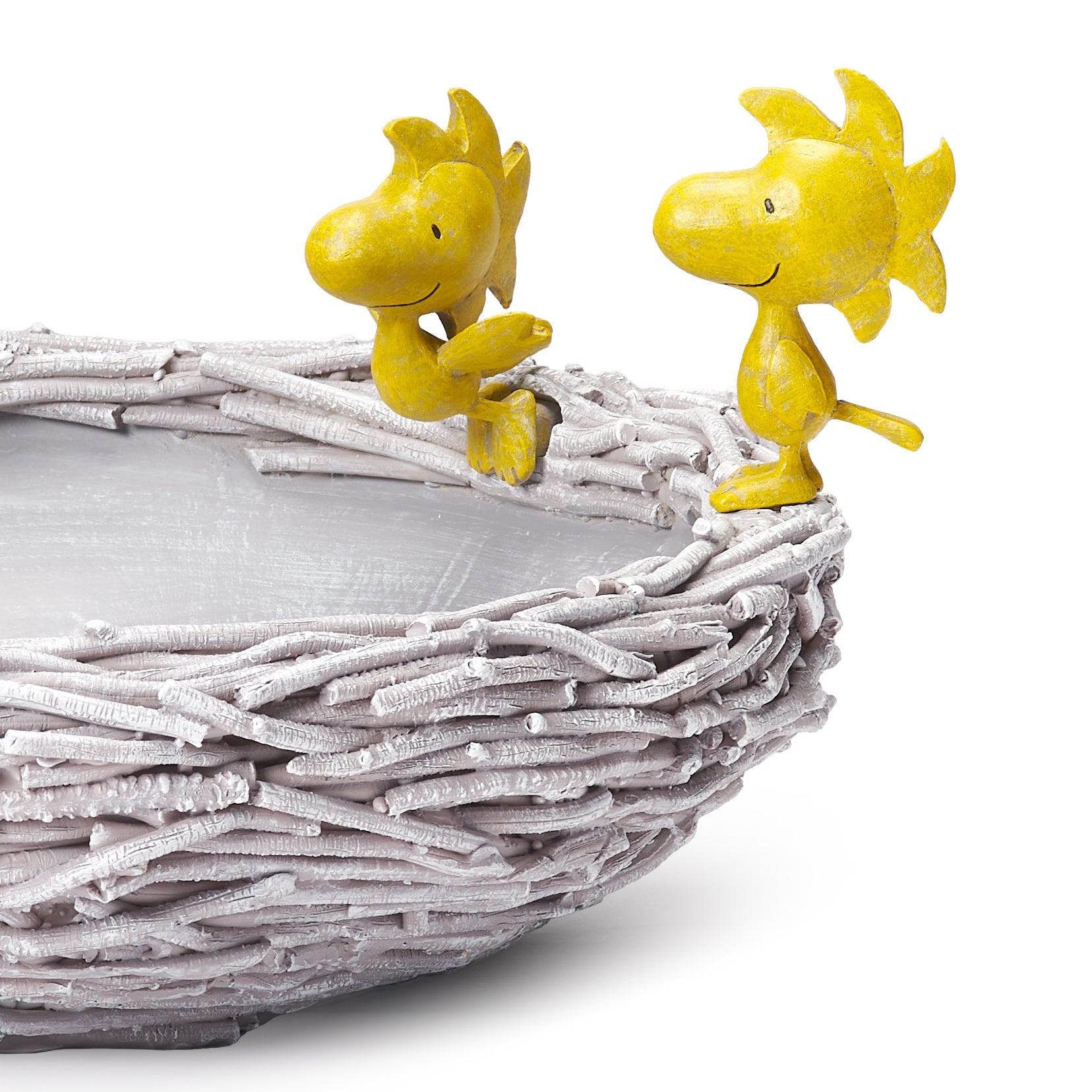 Two yellow woodstock birds