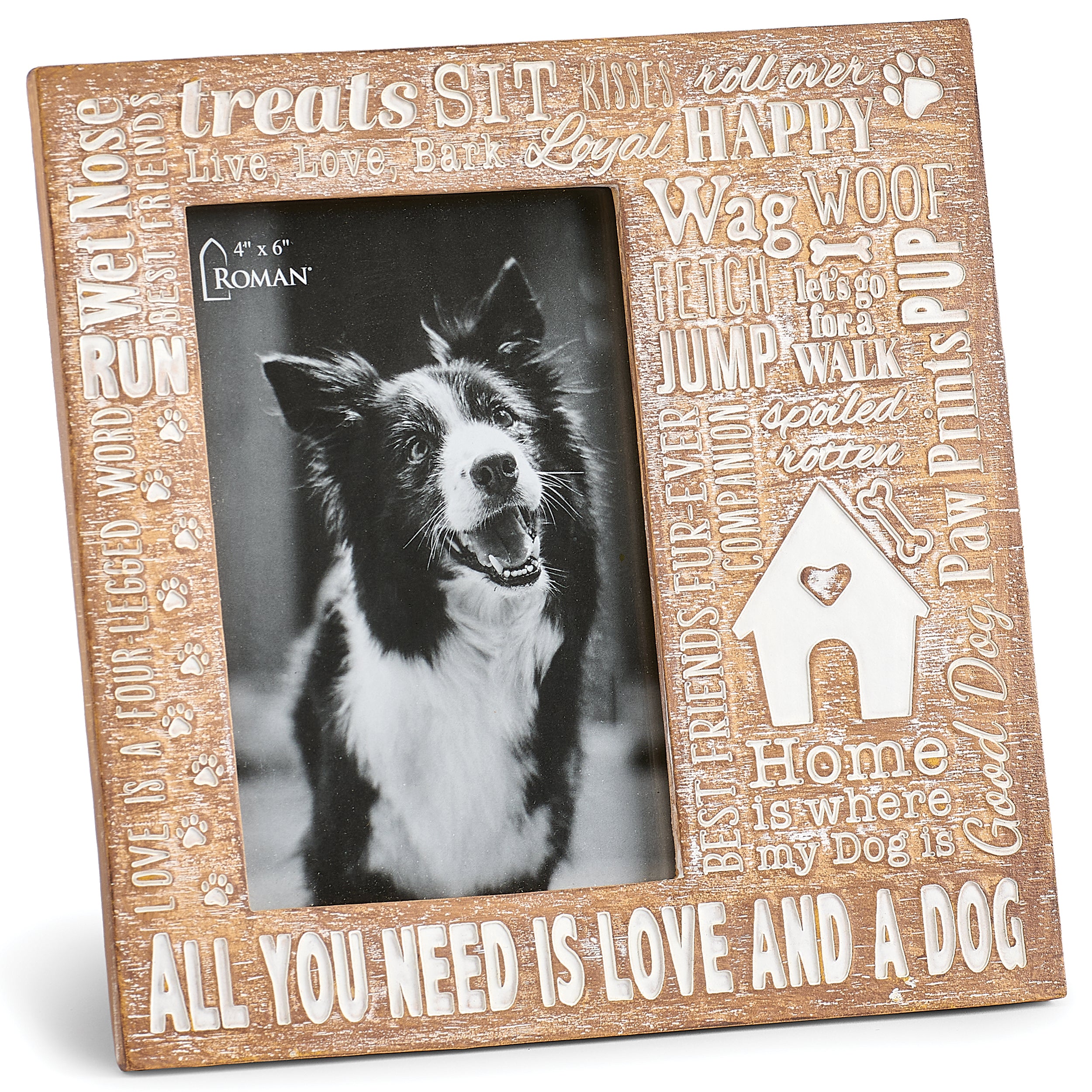 "All You Need Is Love and a Dog" Frame