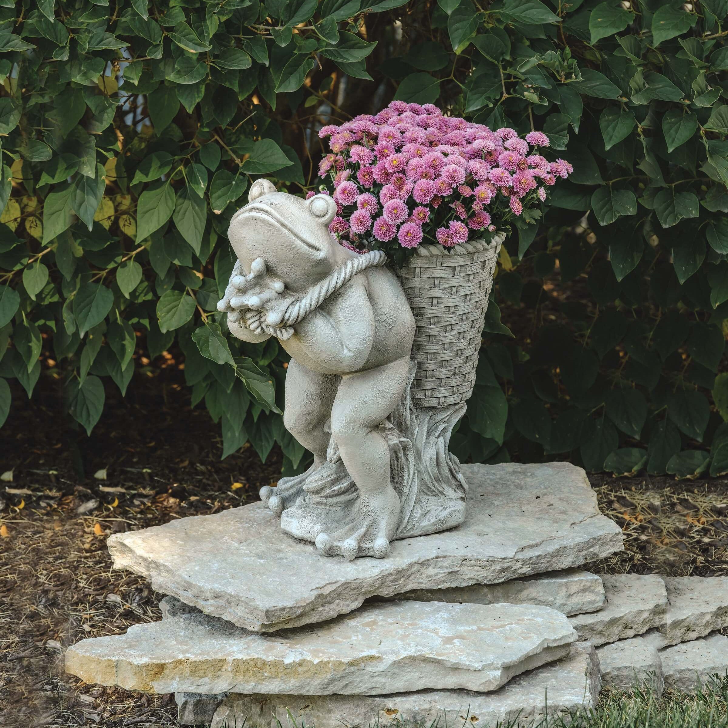 Whimsical Frog Garden Planter