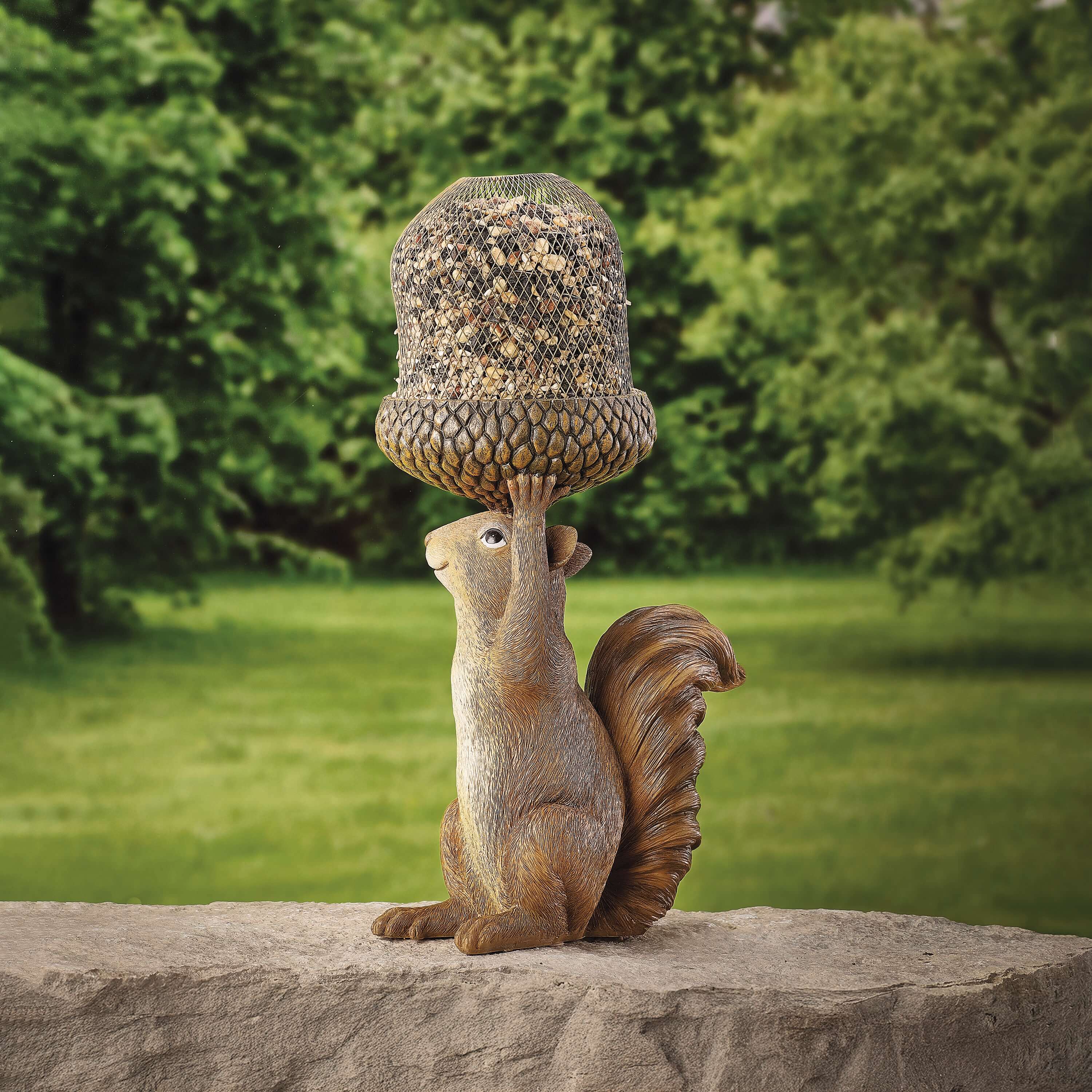 Squirrel Garden Birdfeeder