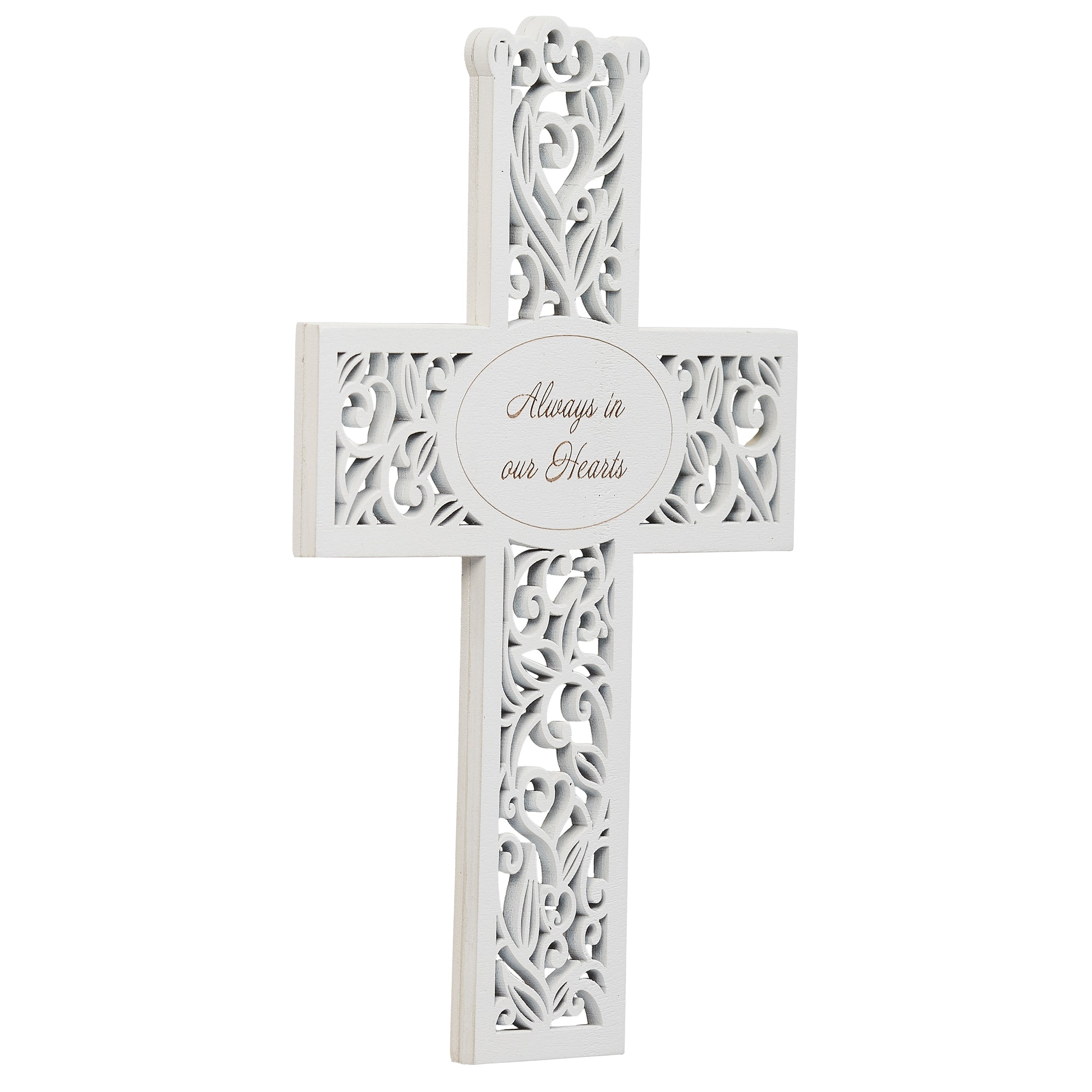 Always in Our Hearts Memorial Wall Cross