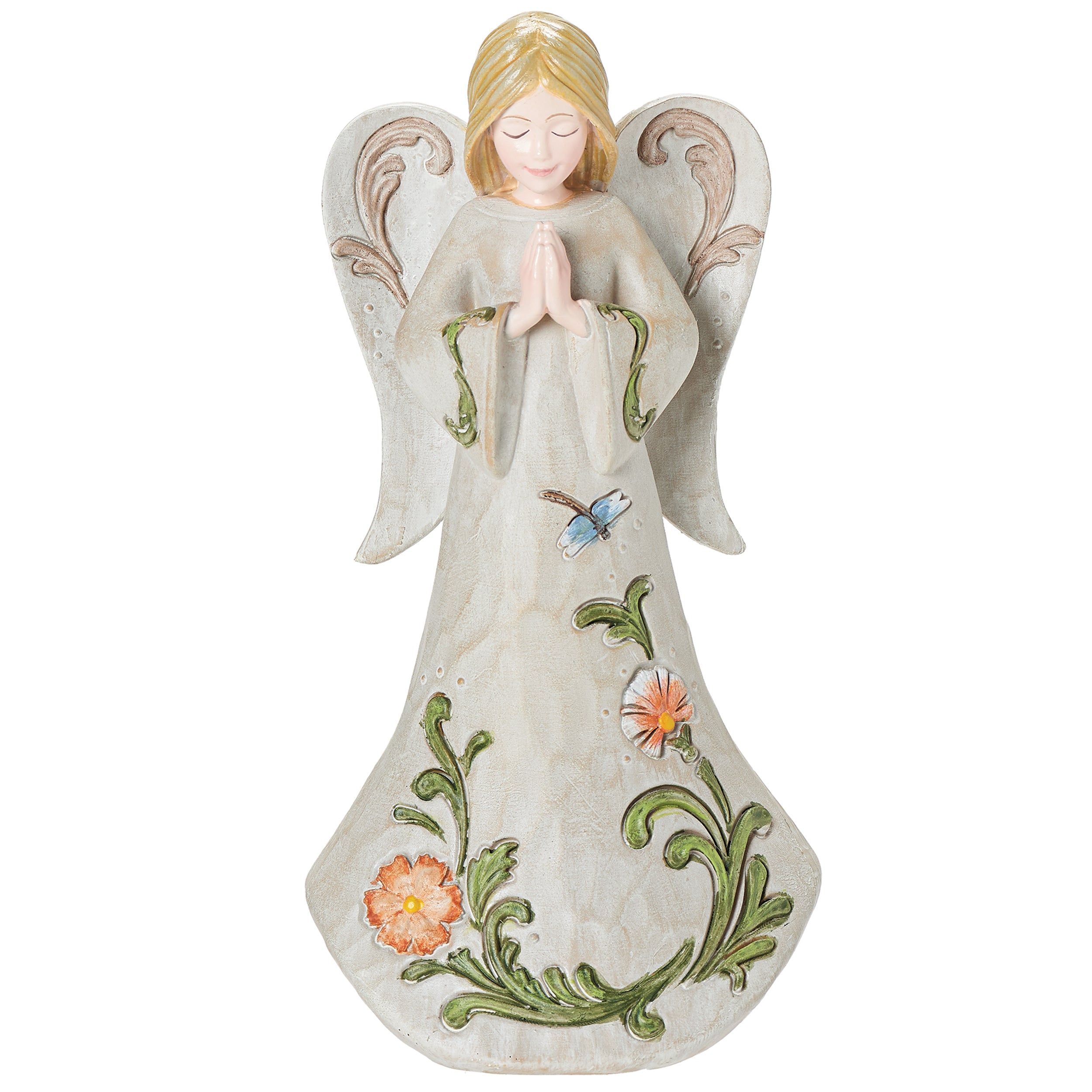 Graceful Praying Angel Figure