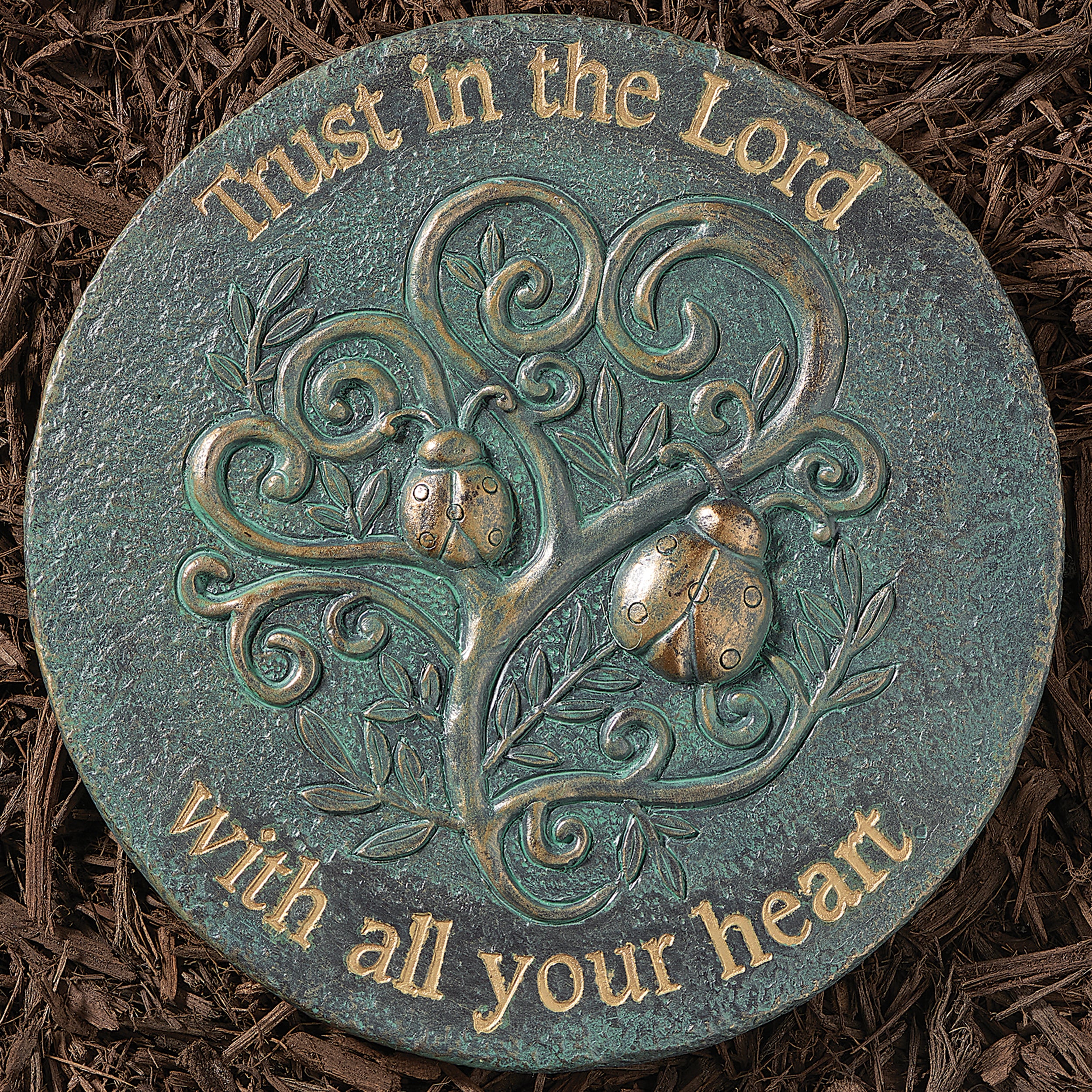 Trust in the Lord Ladybug Garden Stepping Stone