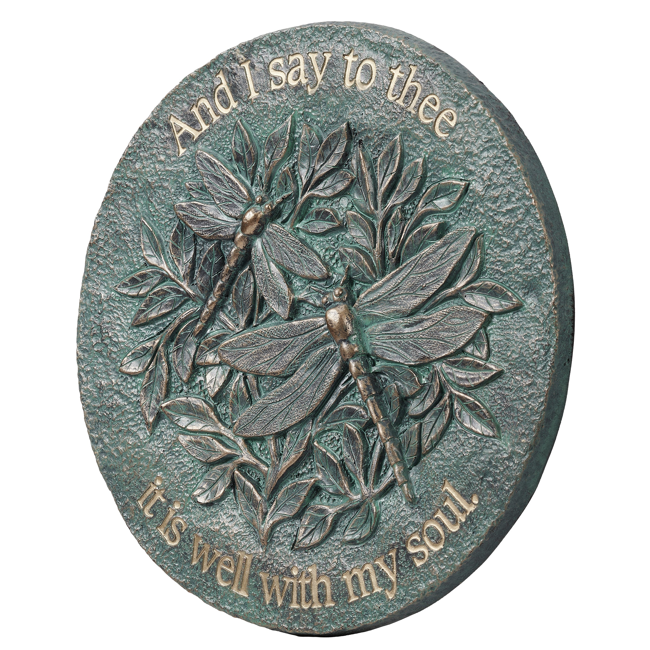 It Is Well Dragonfly Garden Stepping Stone