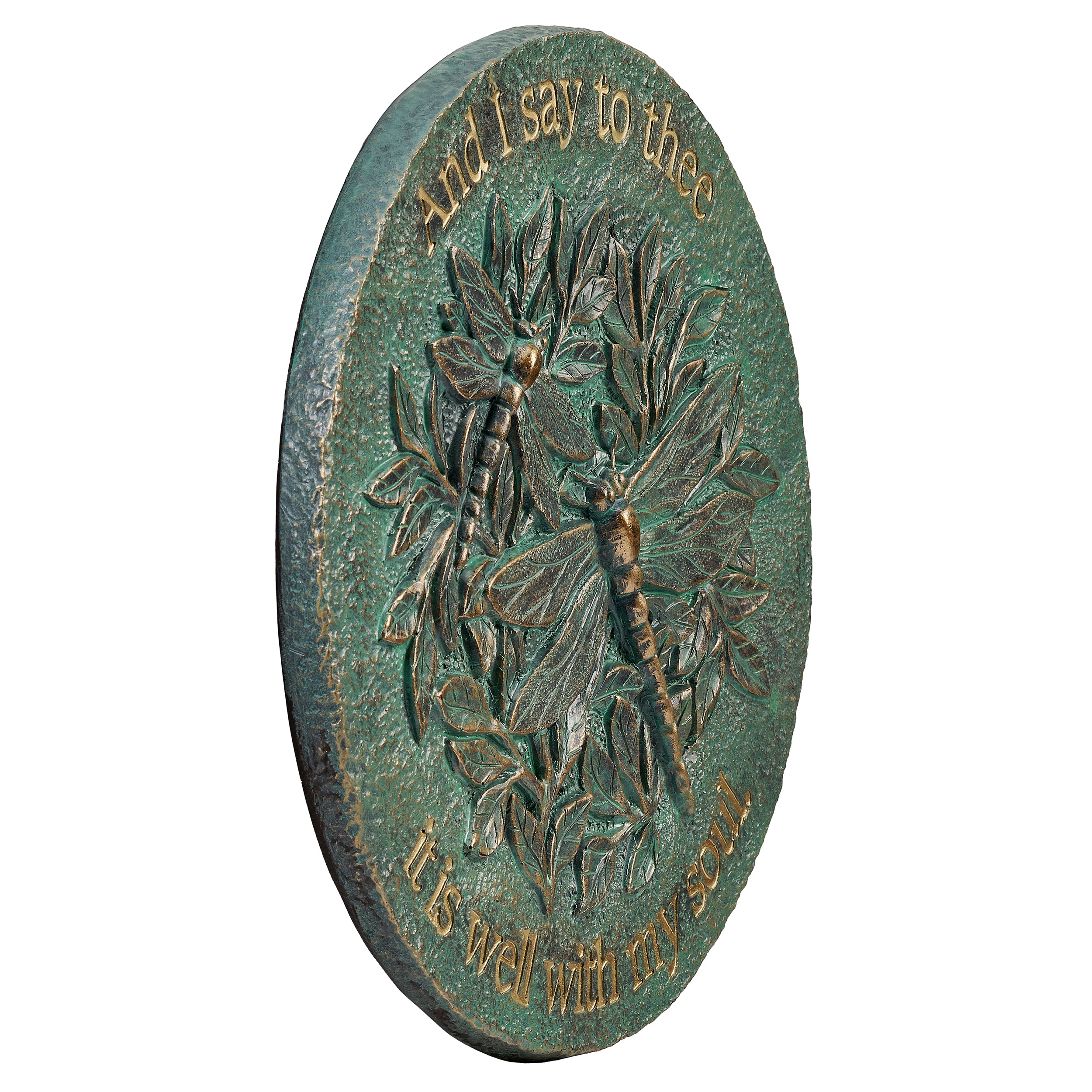 It Is Well Dragonfly Garden Stepping Stone