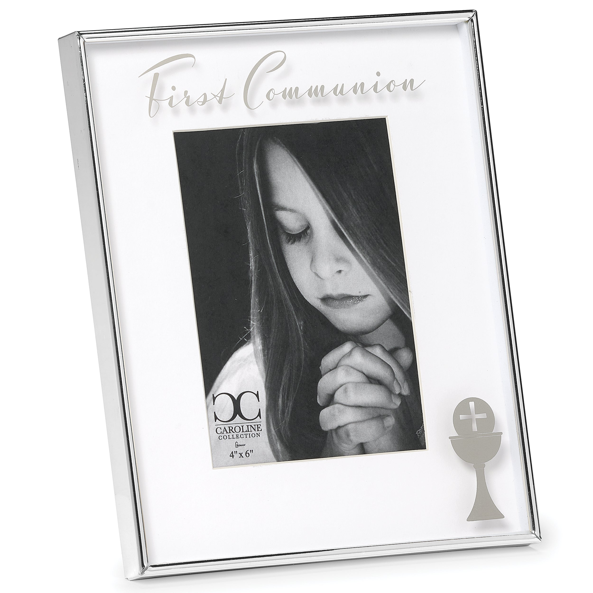 Caroline Collection First Communion Frame with Script & Chalice