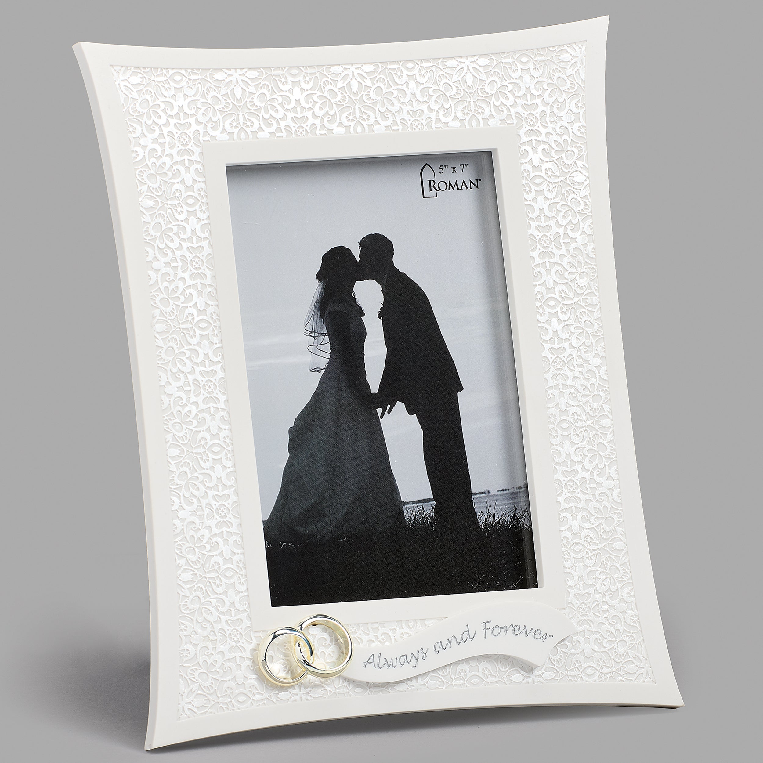 Always and Forever Lace Wedding Frame