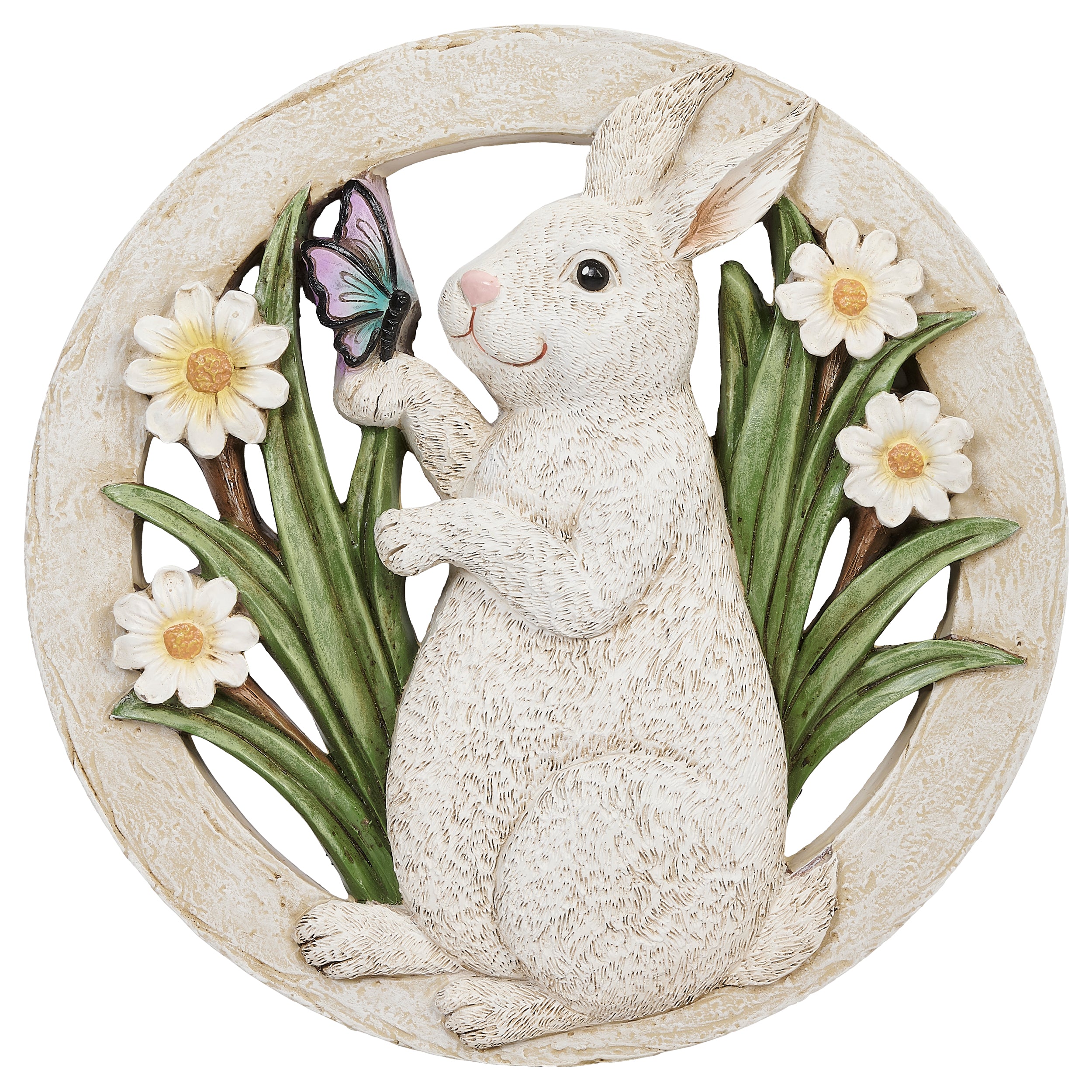 Bunny & Butterfly Garden Stone