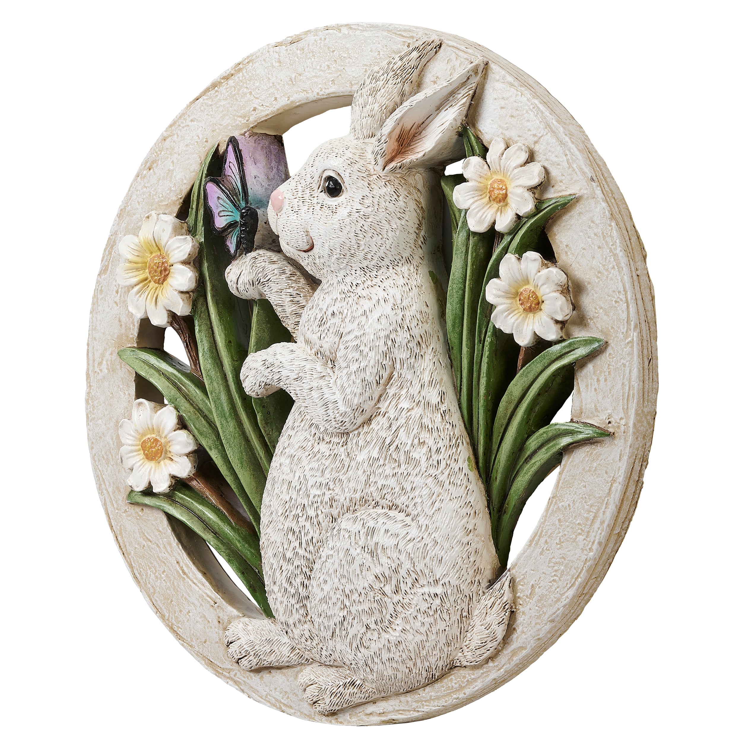 Bunny & Butterfly Garden Stone