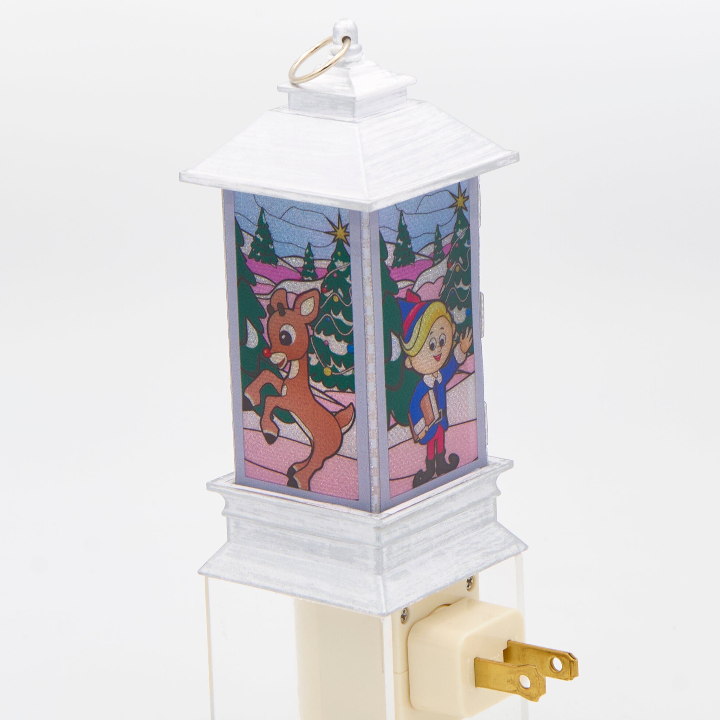 Rudolph and Hermey Lantern Night-Light