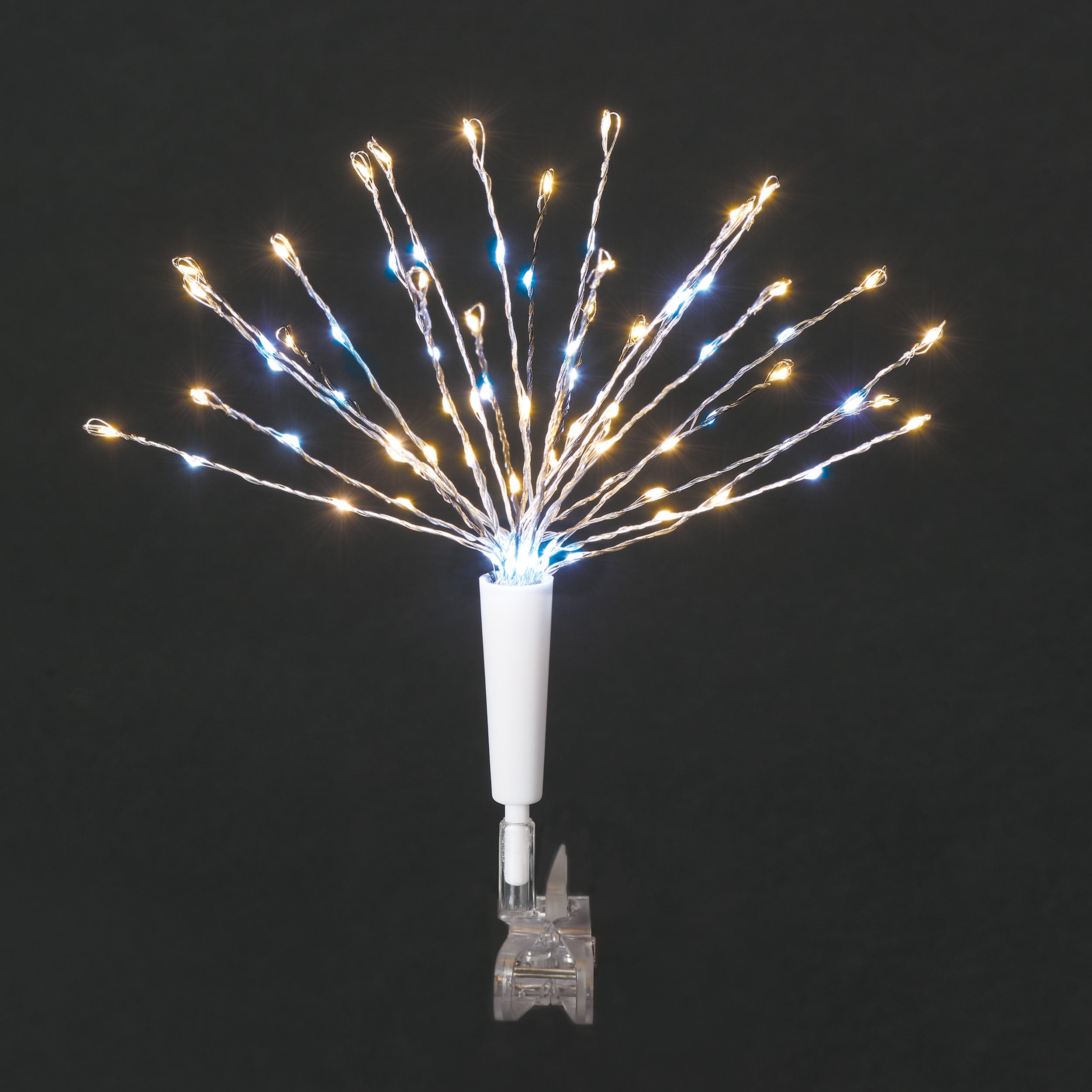 Lighted Two-Tone Burst Clip-On Treetopper