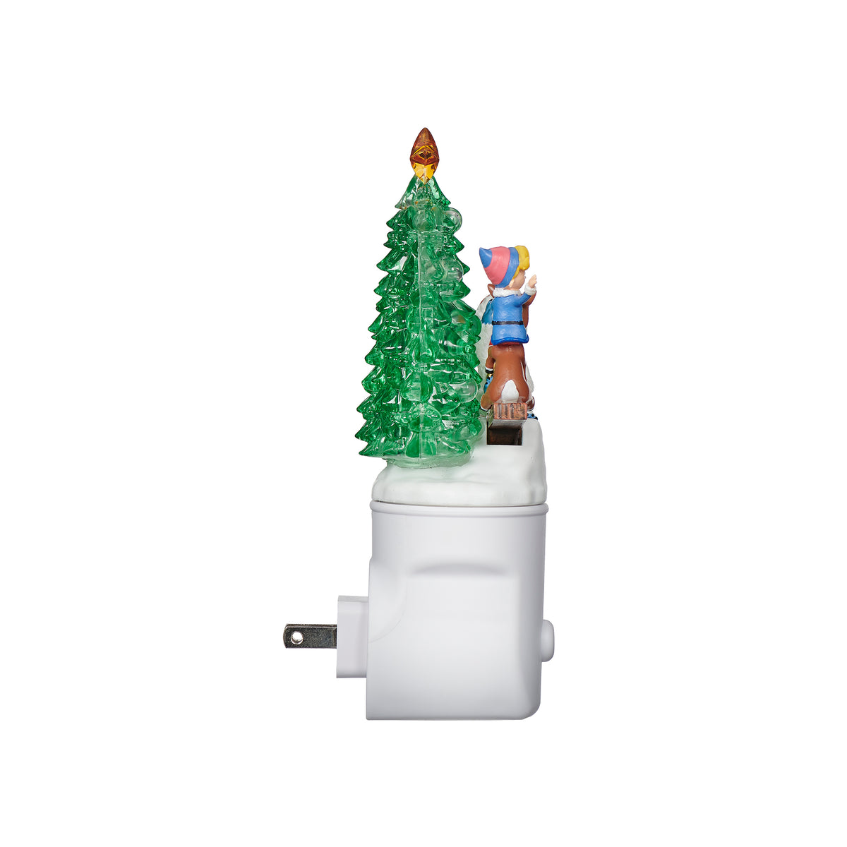 Opposite side view of Rudolph & Friends Seesaw Night-Light