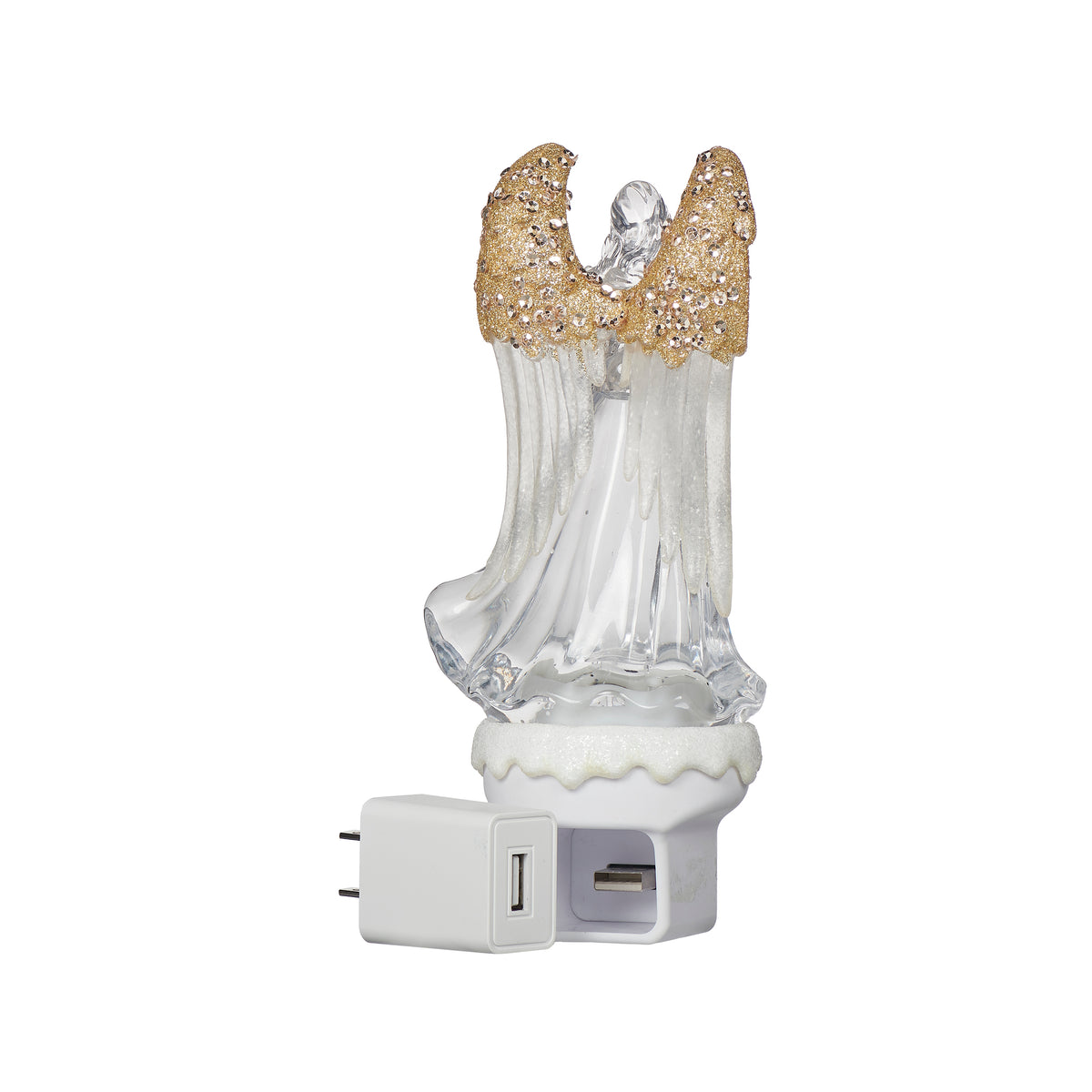 Three-quarter view of Roman Lights Angel Night-Light