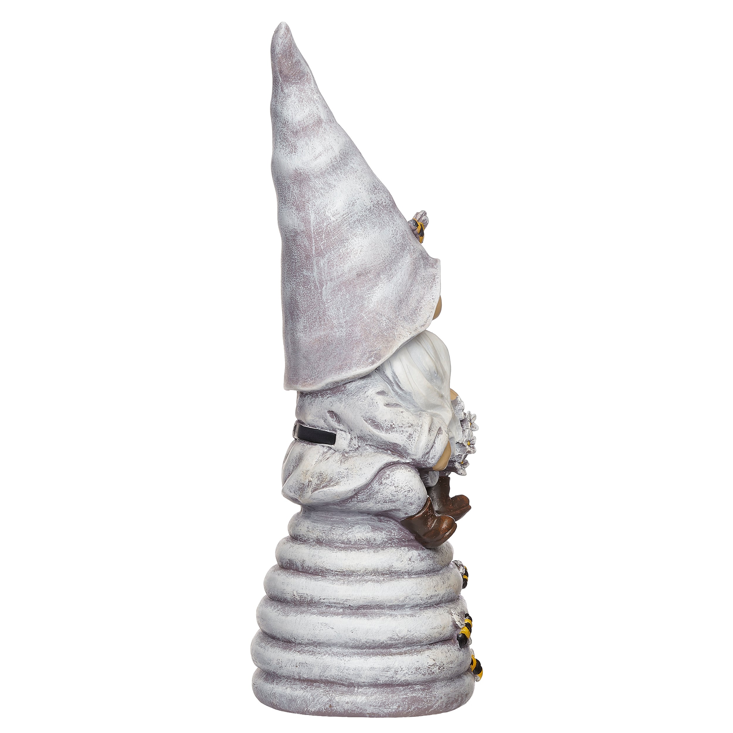 Whimsical Gnome & Beehive Garden Statue