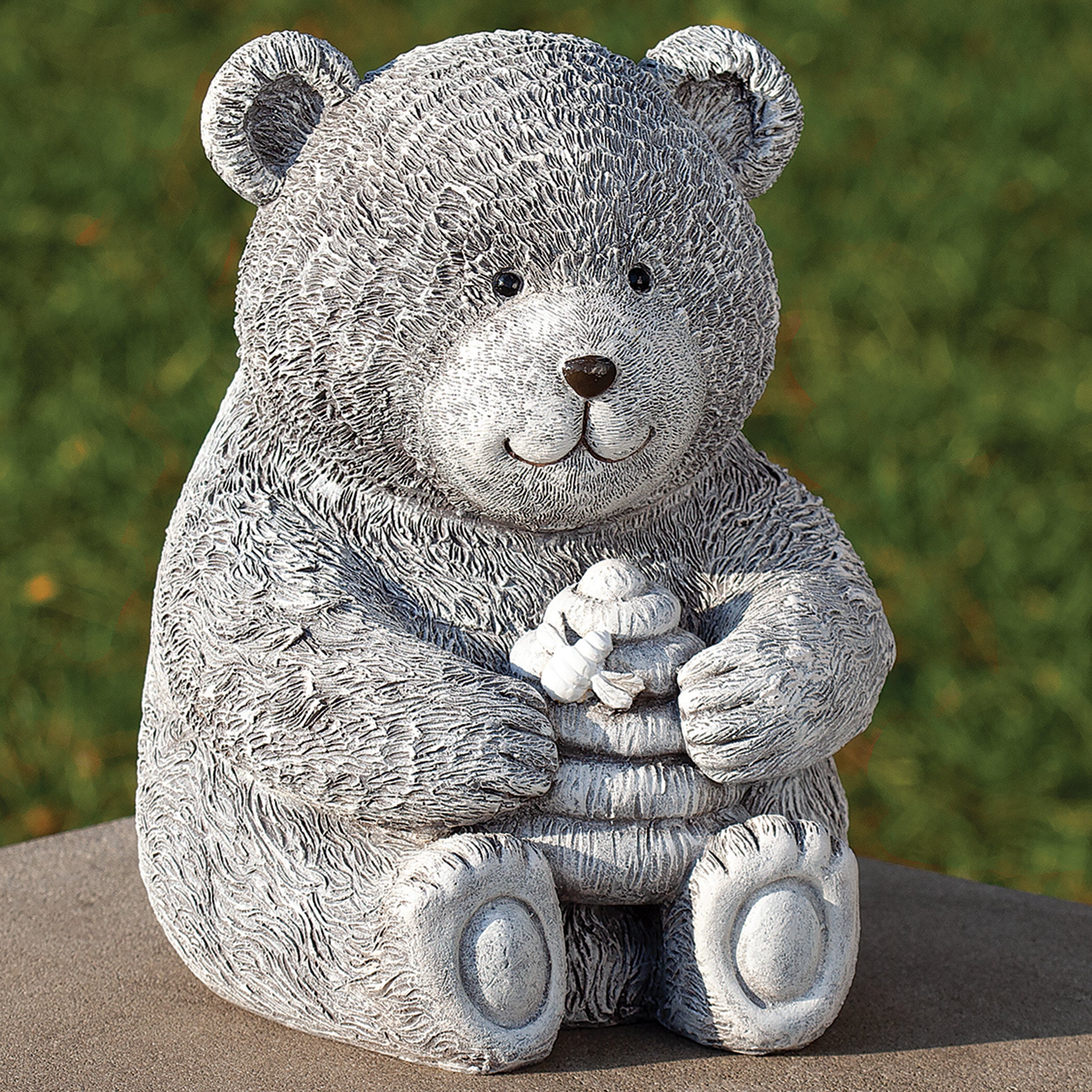 Pudgy Pals Bear Garden Statue