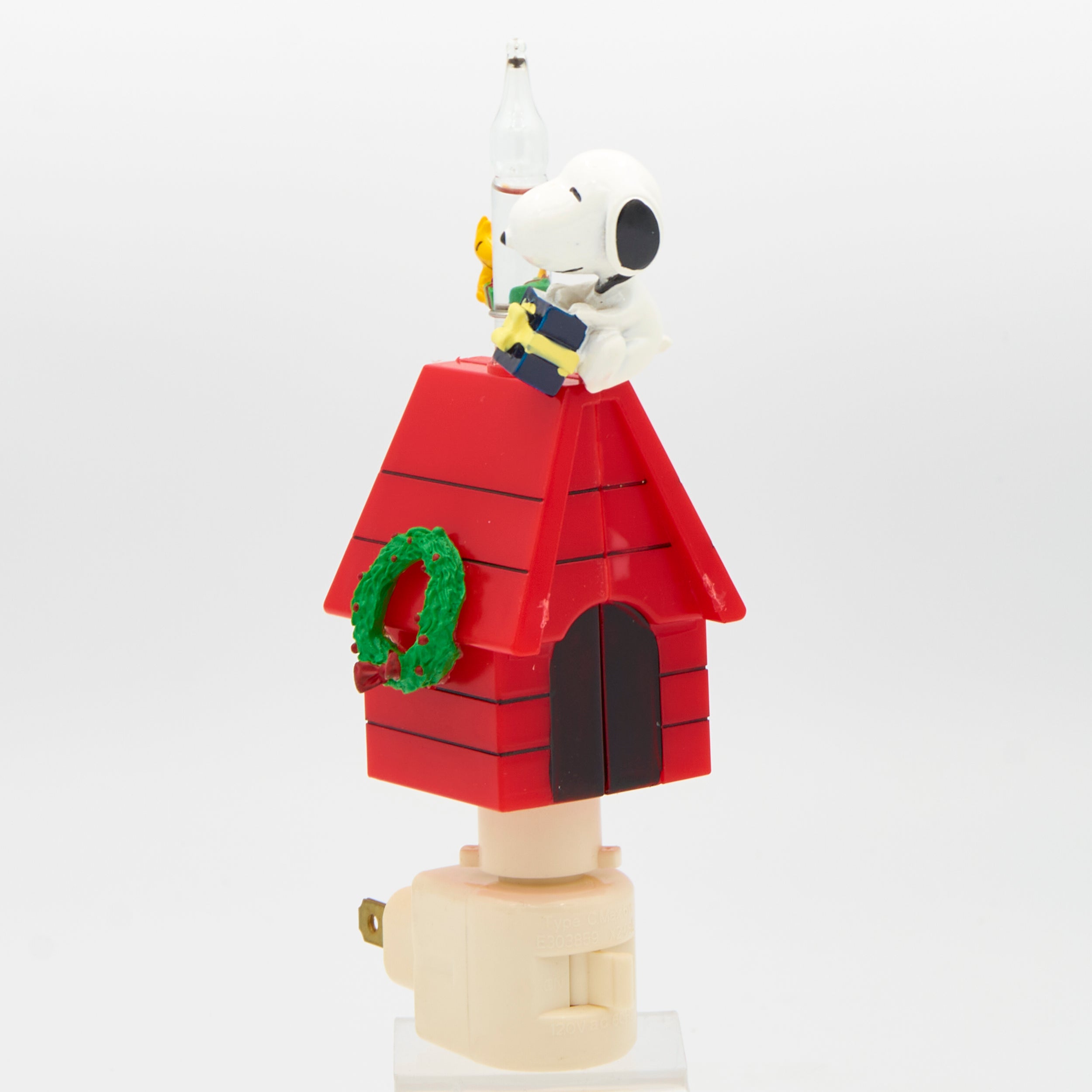 Peanuts Snoopy & Woodstock Christmas Bubble Night-Light