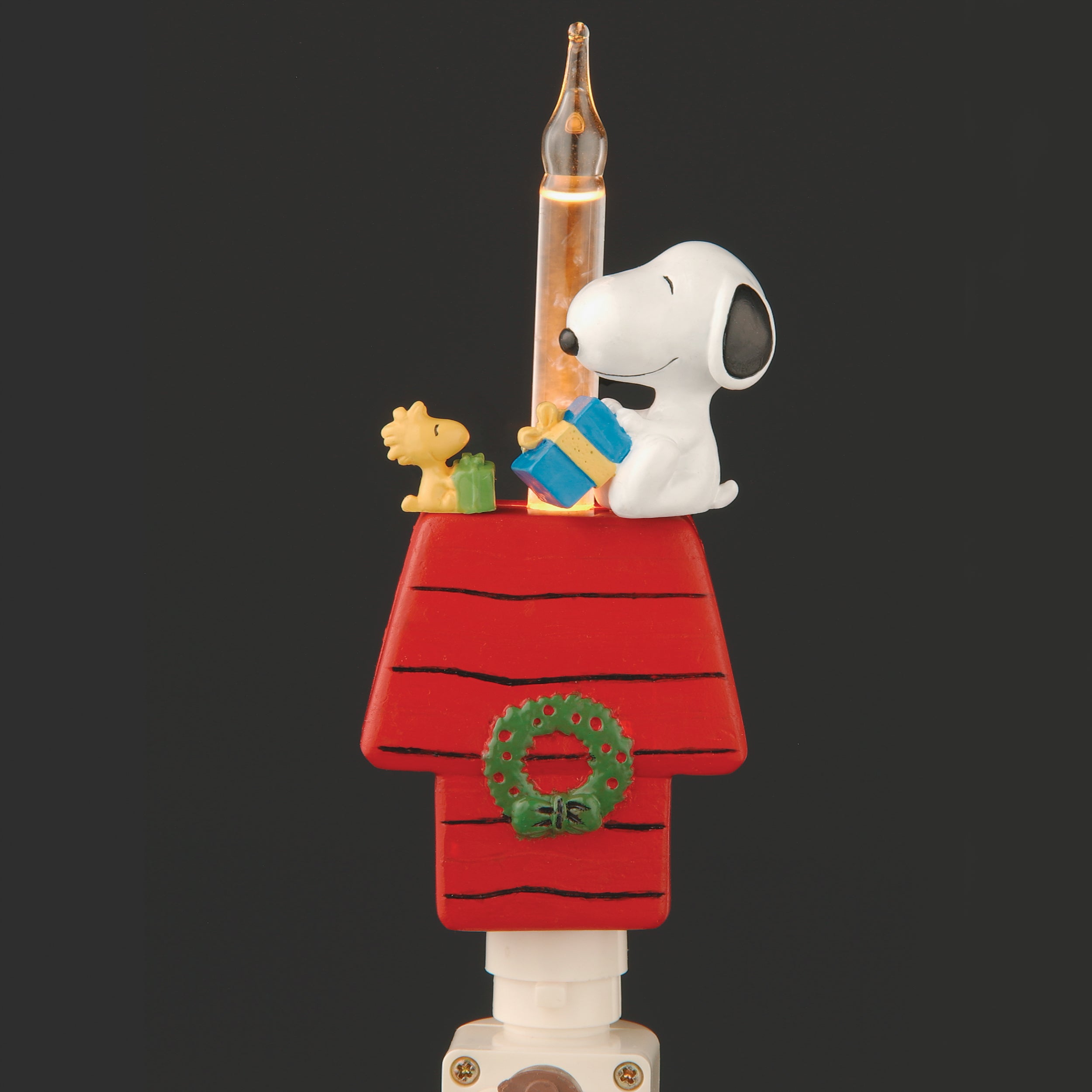 Peanuts Snoopy & Woodstock Christmas Bubble Night-Light