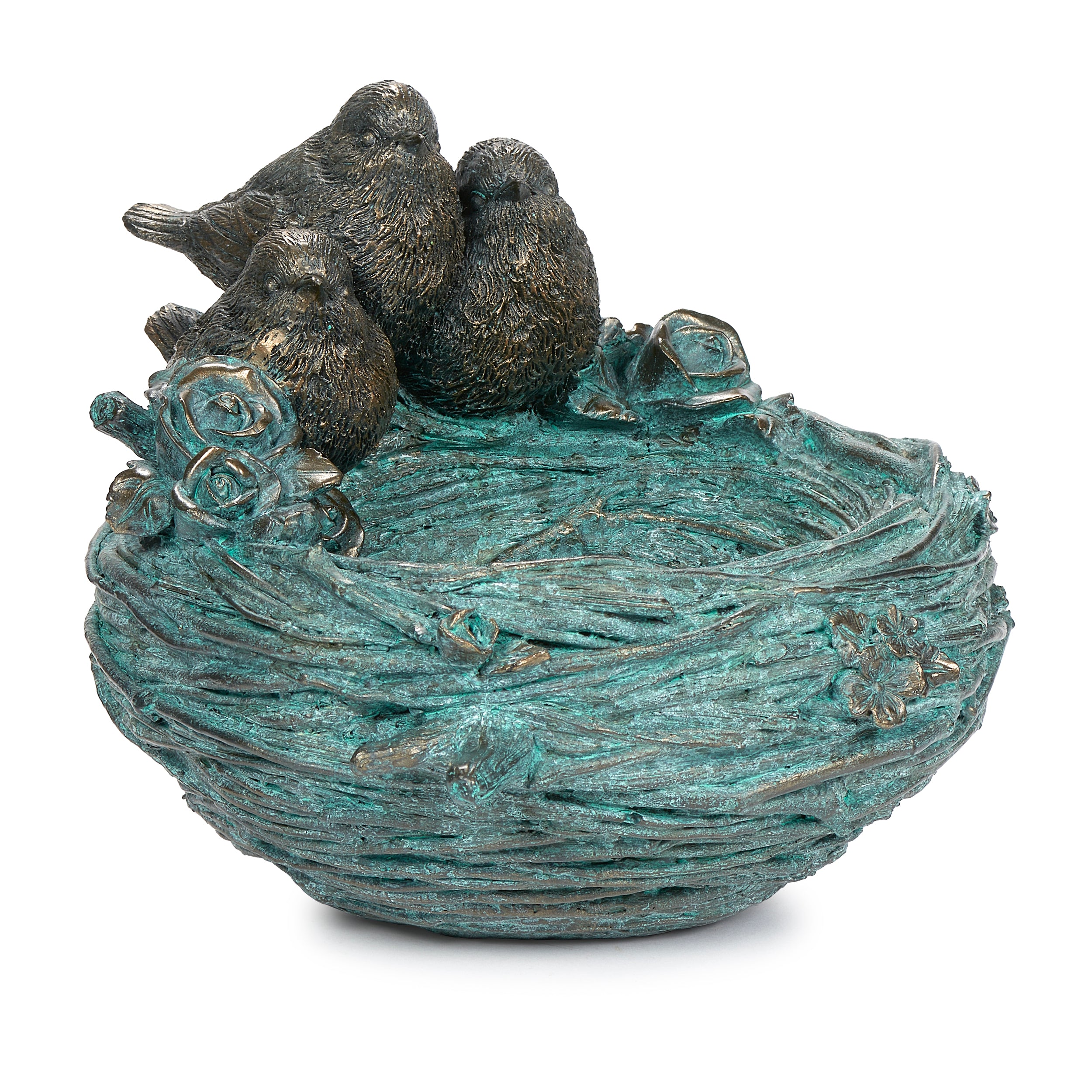 Three Birds Nest Bird Feeder