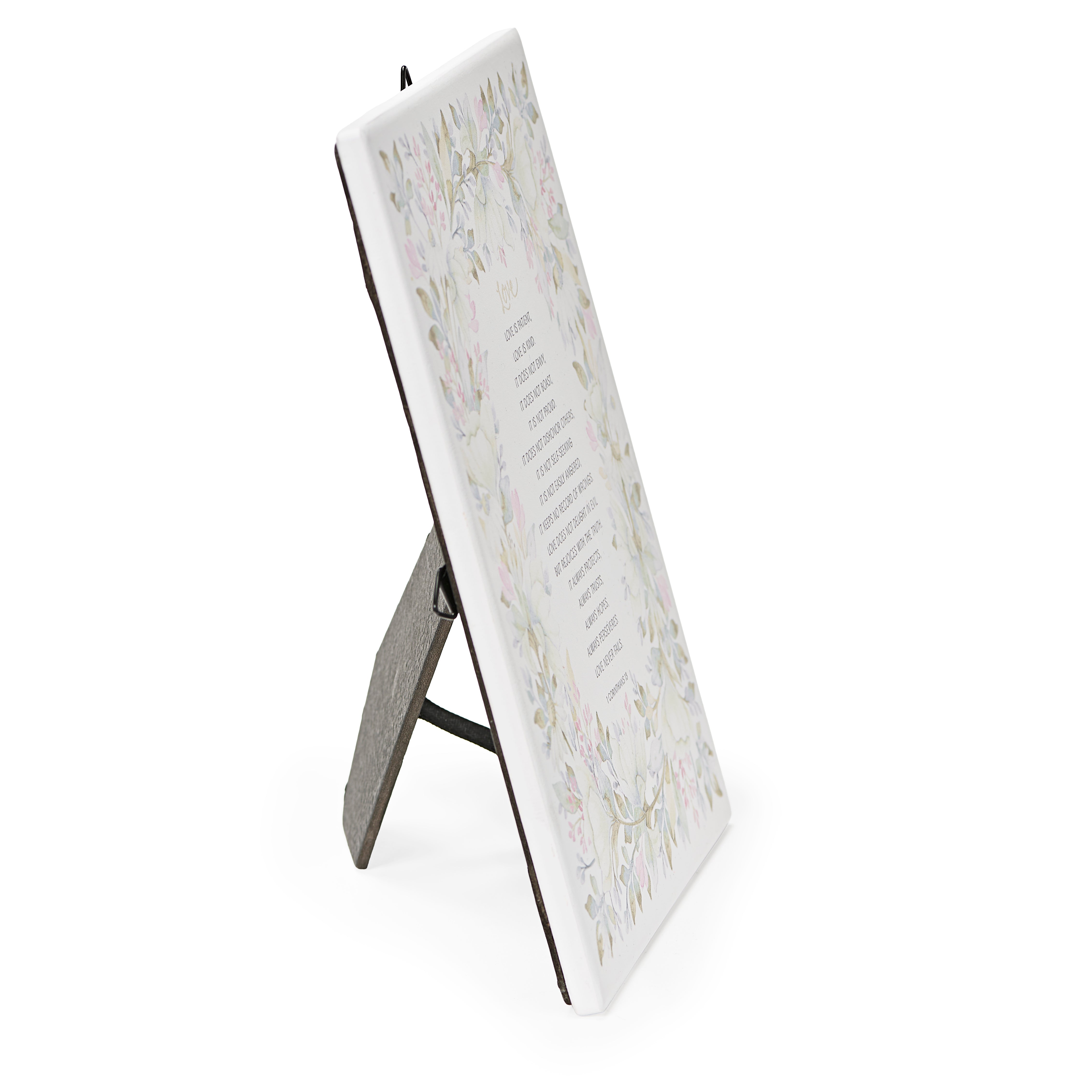 1st Corinthians Wall Plaque by Rebecca Canale