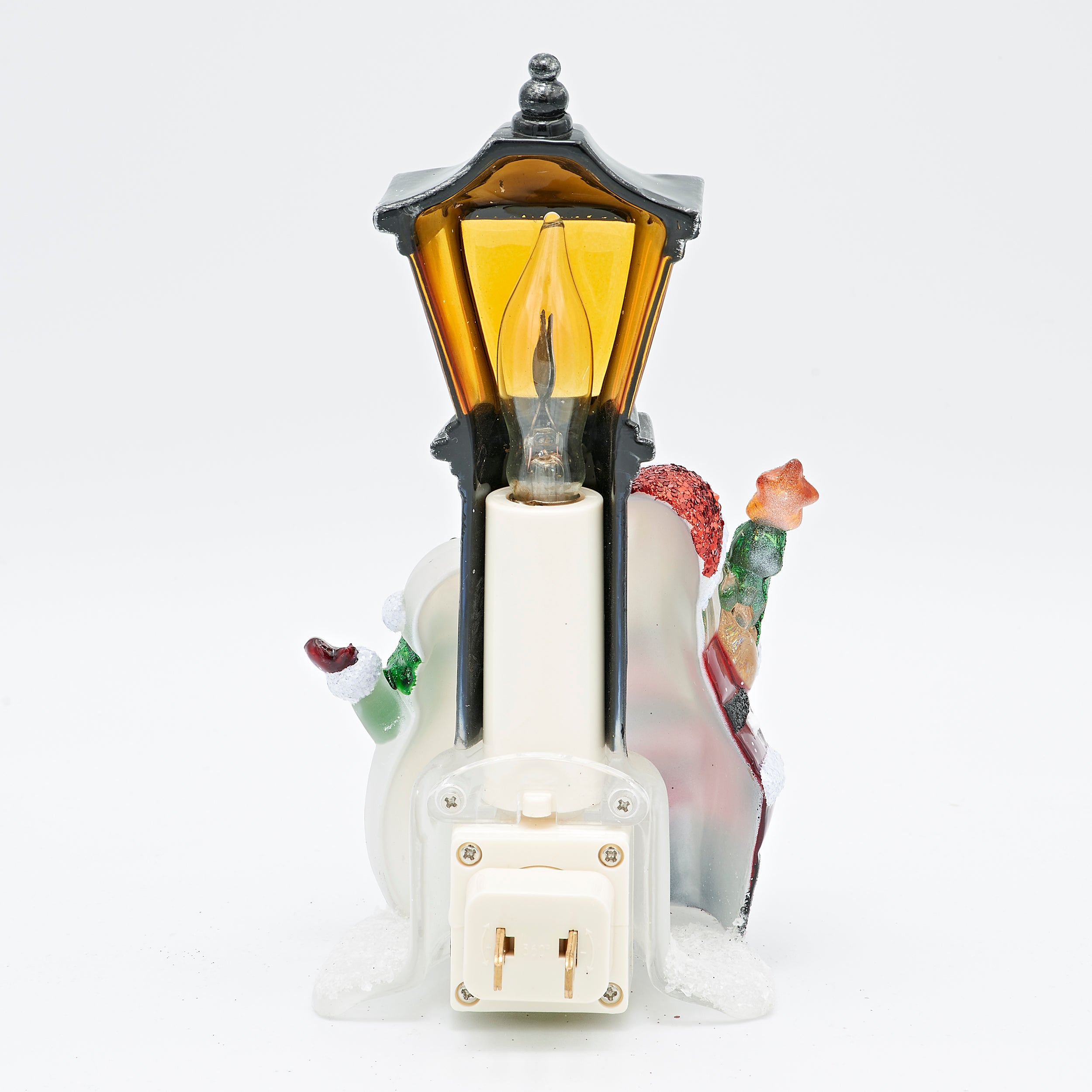 Roman Lights Santa & Snowman by Vintage Lamppost Night-Light