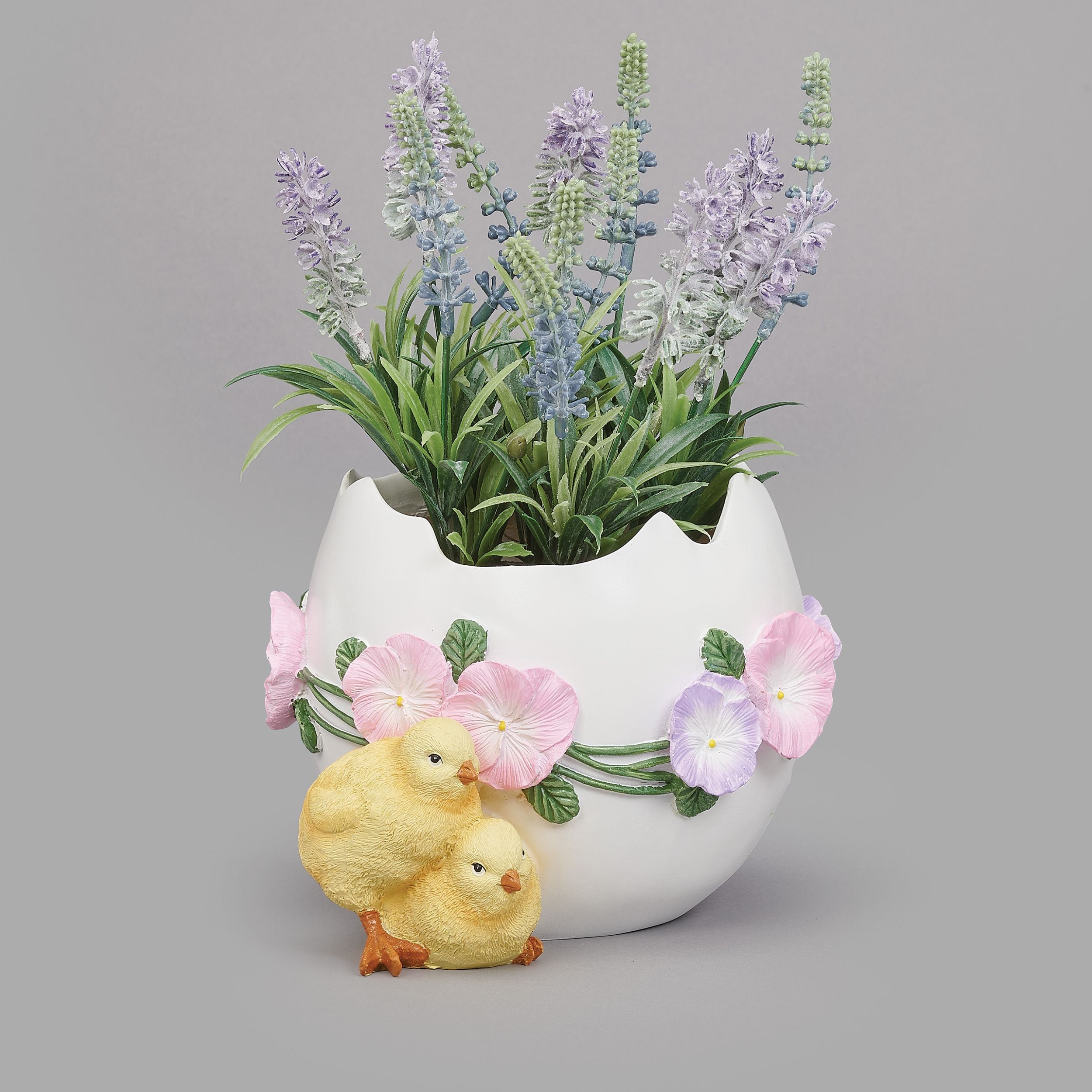 easter egg plant pots Egg Planter with Chicks