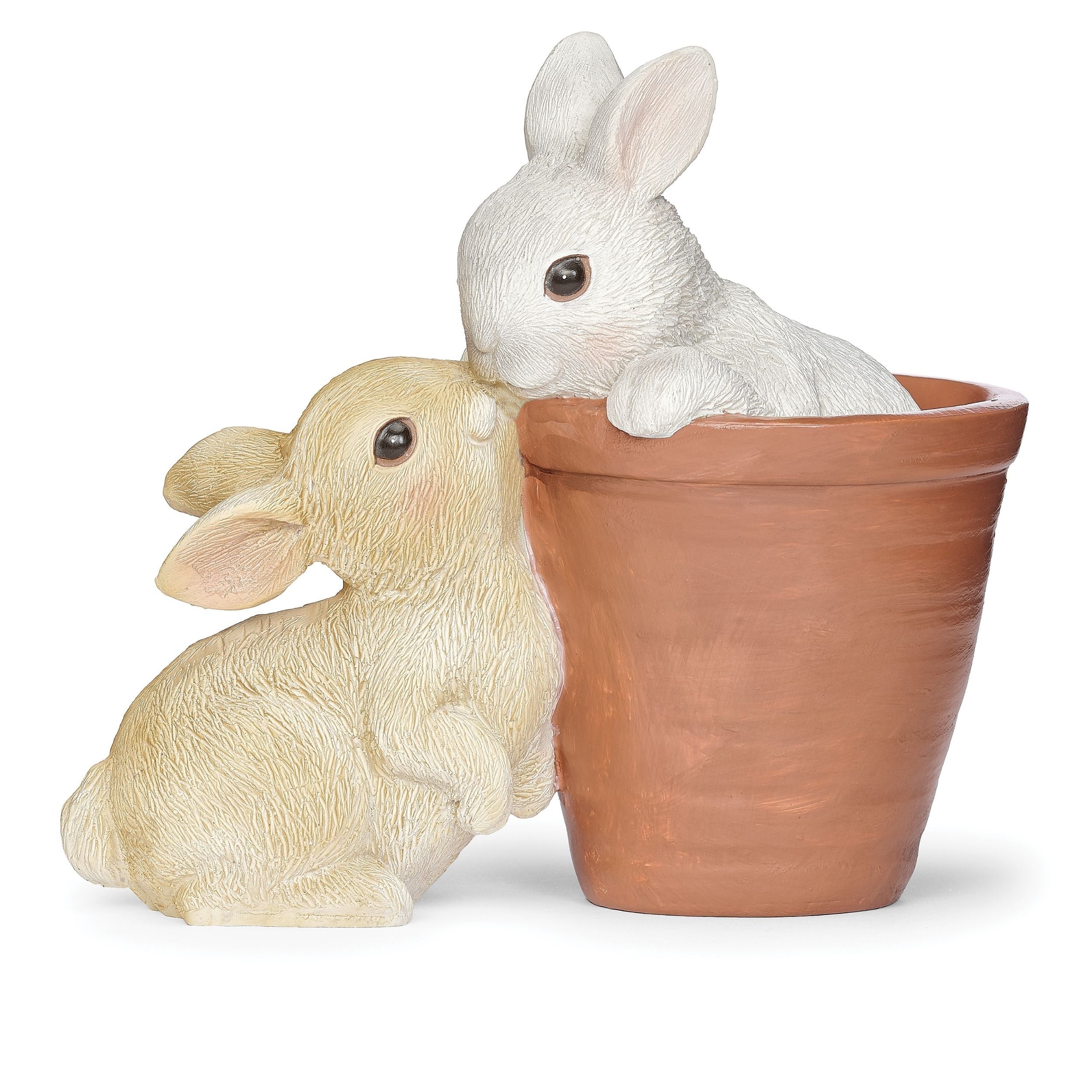 rabbit plant pot Bunny & Flowerpot Figure